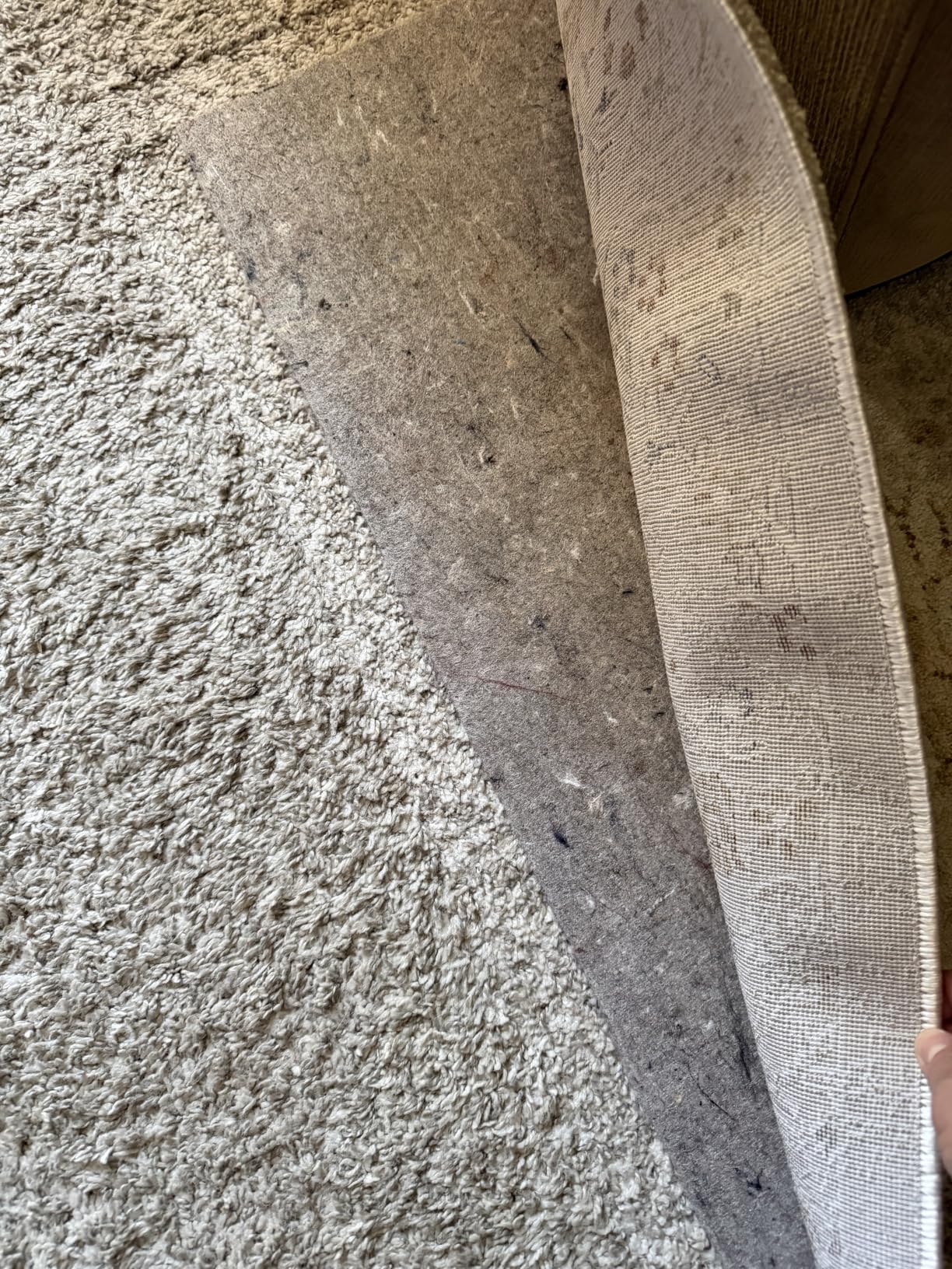 Mohawk Home Felt Rug Pad 8' x 10' - 1/4 Inch Thick Cushion for Area Rugs, Protective Underlay for Hardwood Floors, Comfort and Insulation customer photo 1