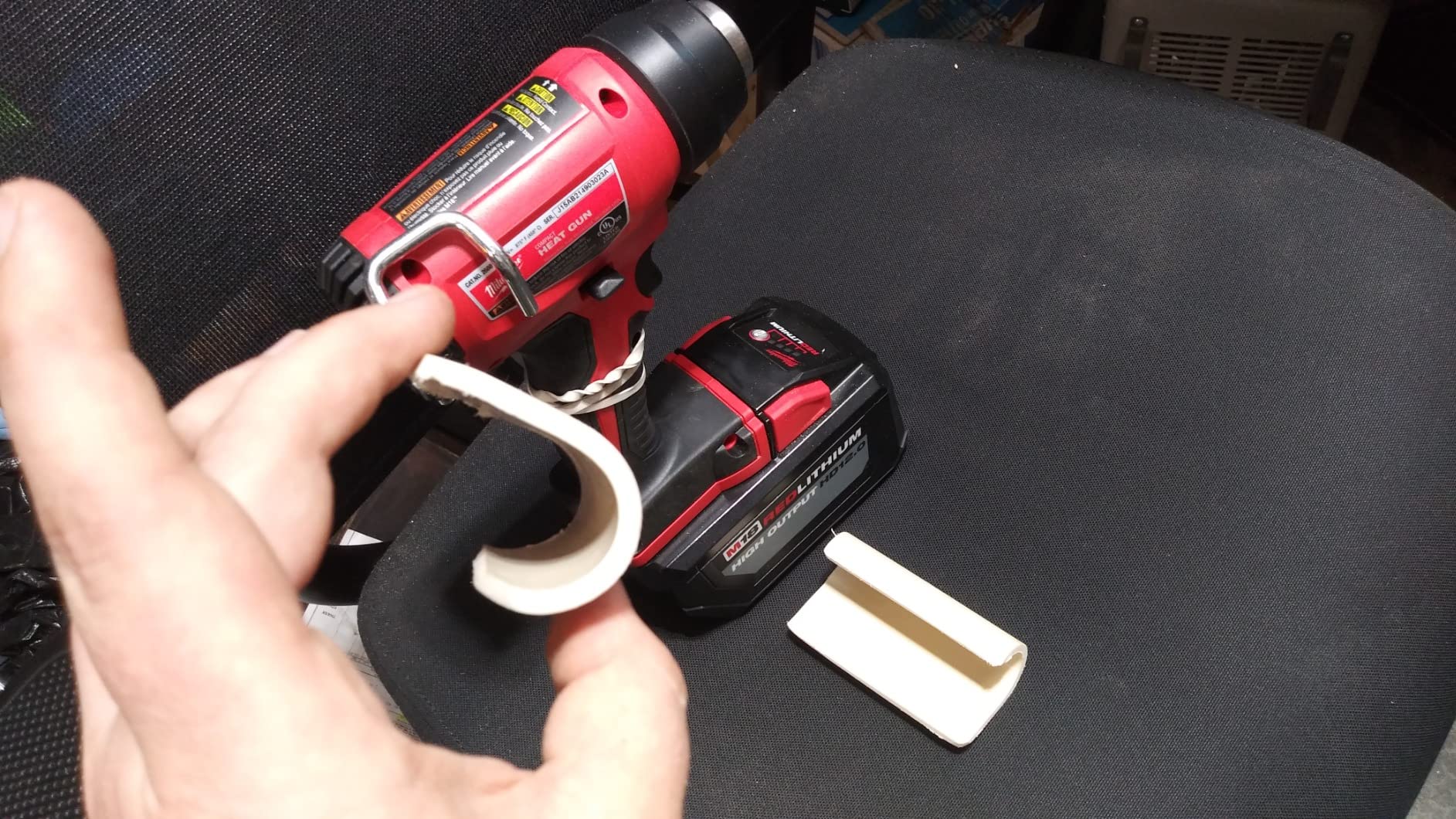 Milwaukee Electric Tool 2688-20 Cordless Heat Gun, Red customer photo 2