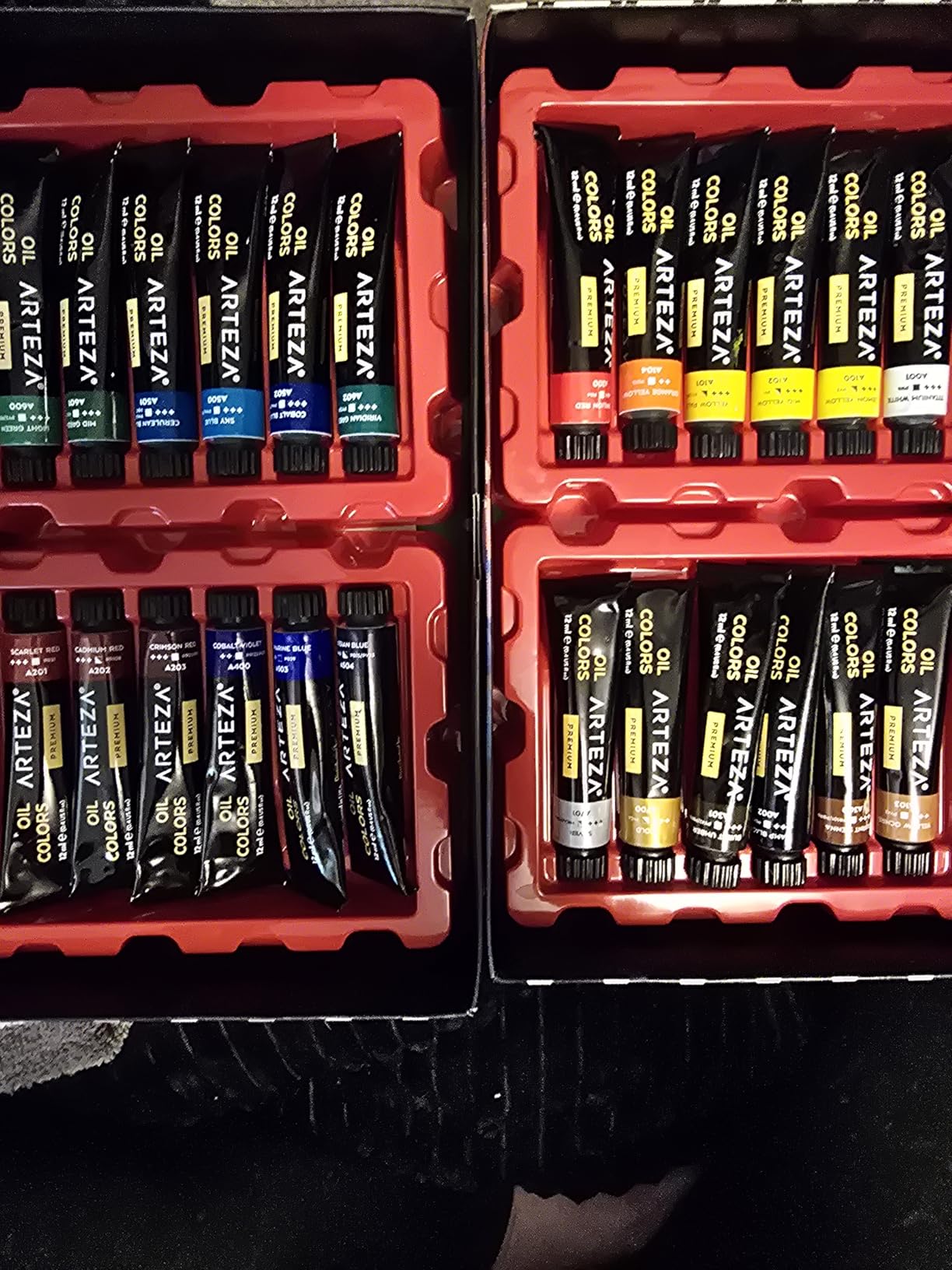 ARTEZA Oil Paint Set - 24 Multicolor Tubes customer photo 2