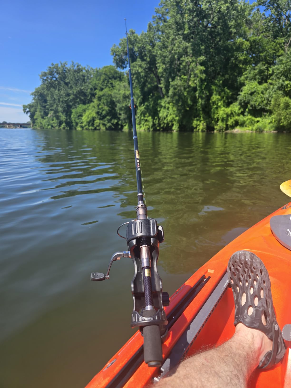 YakAttack Omega Rod Holder | Track Mount Fishing Rod Holder for Kayak & Boat | Compatible with Spinning, Casting, Fly Reels | LockNLoad System | Secure & Adjustable | Kayak Track Mount Accessories customer photo 1