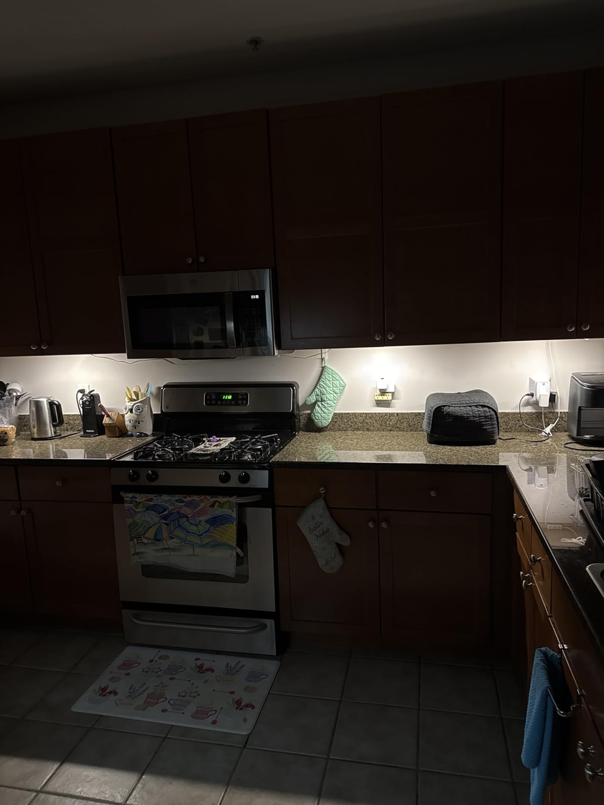 ASOKO Under Cabinet Led Light Plug in, Dimmable Daylight White 4500K, 3 Pack 12 inch Linkable Led Under Counter Lights for Kitchen, Shelf, Workbench, Cupboard, ETL Listed Plug 24V, UNO-LK 4500K customer photo 1