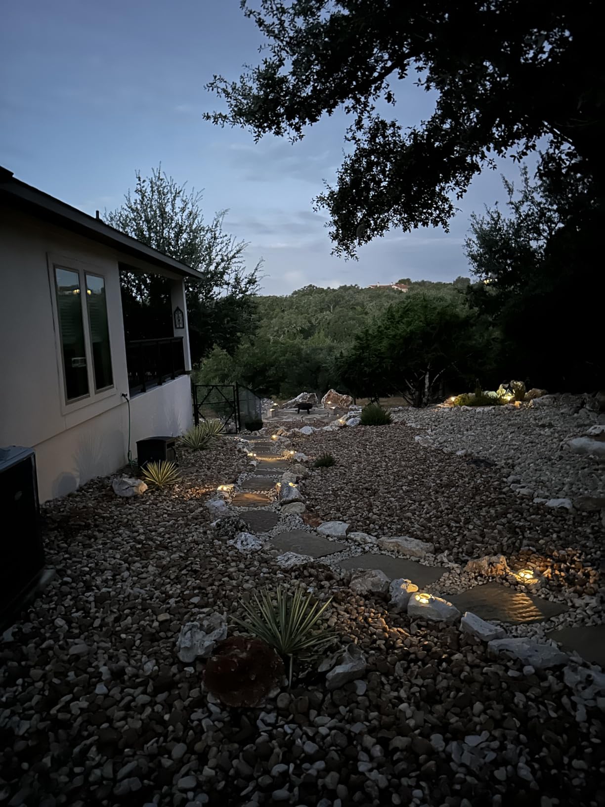 SIEDiNLAR Solar Deck Lights Driveway Dock LED Light Solar Powered Outdoor Waterproof Road Markers for Step Sidewalk Stair Garden Ground Pathway Yard 4 Pack (White) customer photo 1
