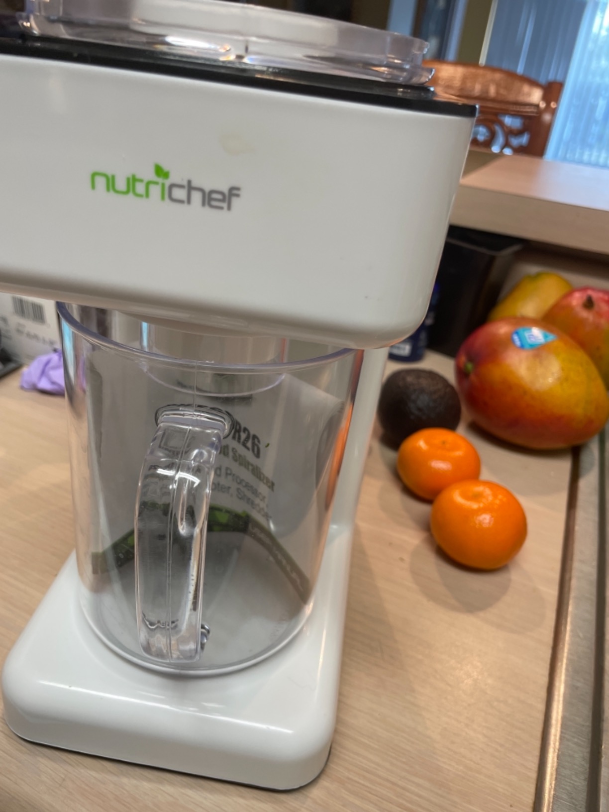 NutriChef Electric Vegetable Spiralizer - 3-Blade Zucchini Spiralizer Noodle Maker, Veggie Spiral Slicer for Healthy Zoodles, Salad, Pasta, & Garnishes - Dishwasher-Safe, Food-Grade Design customer photo 1