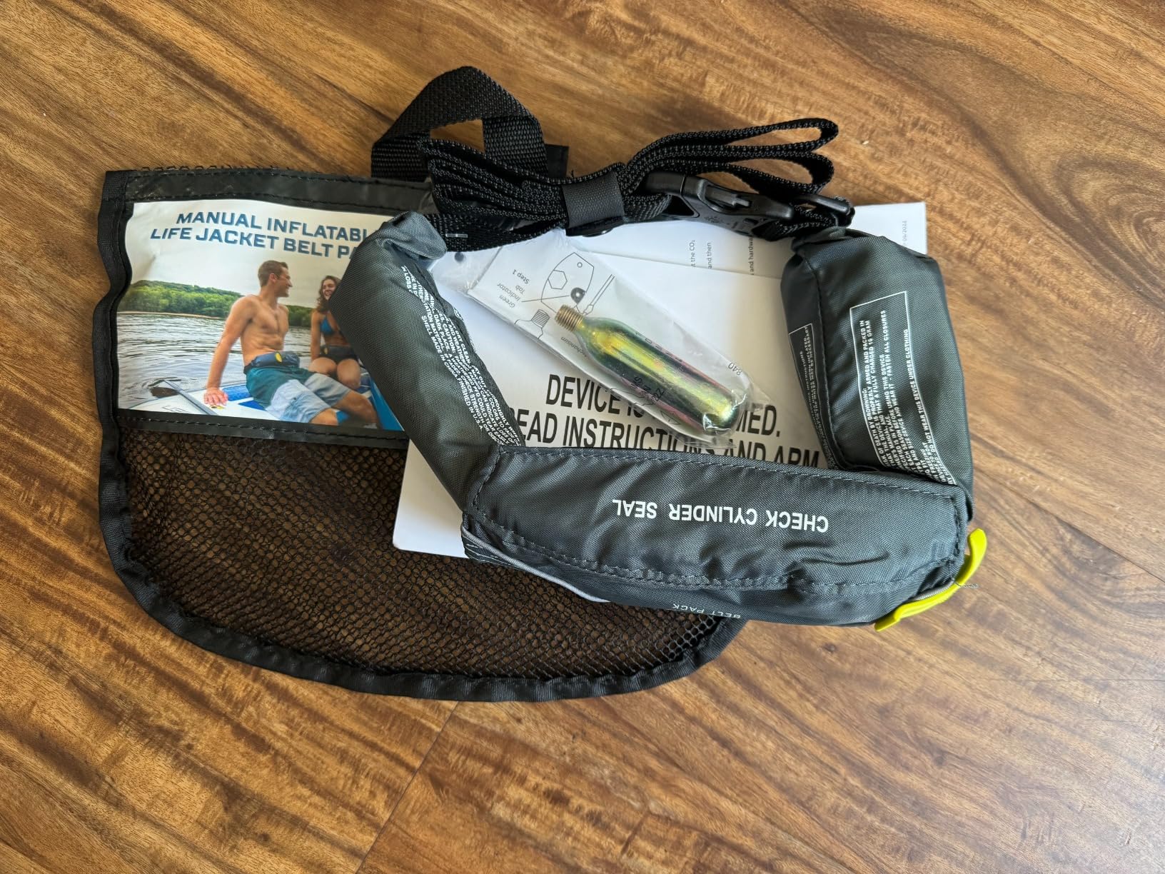 Onyx M-16 Manual Inflatable Belt Pack, U.S. Coast Guard Approved, Low Profile, Compact Design, Approved for Users 16 Years and Older customer photo 2