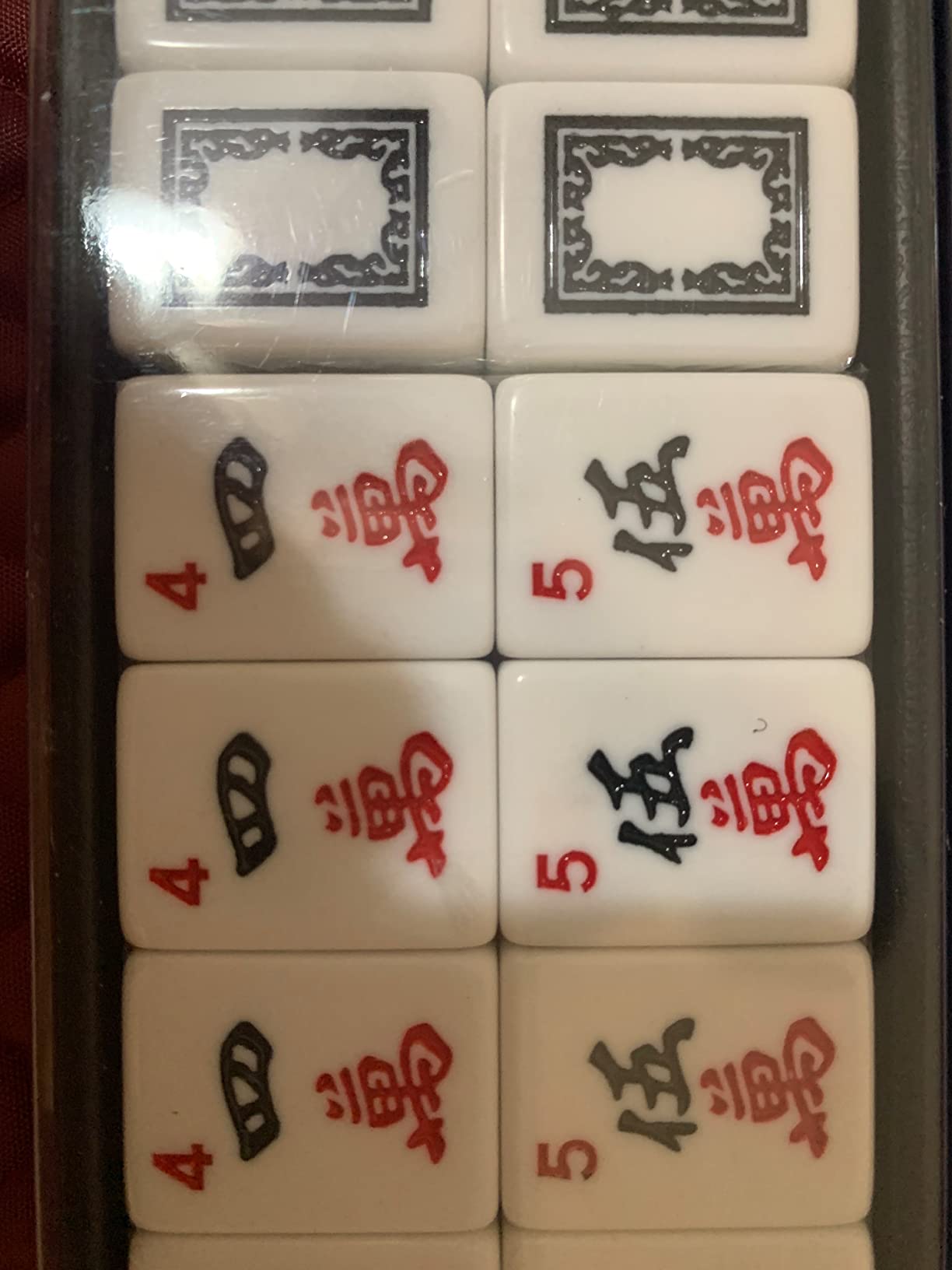 Mose Cafolo American Mahjong Set, Blue Paisley Carrying Bag, 166 Premium White Tiles, 4 All-in-One Color Rack/Pushers customer photo 1