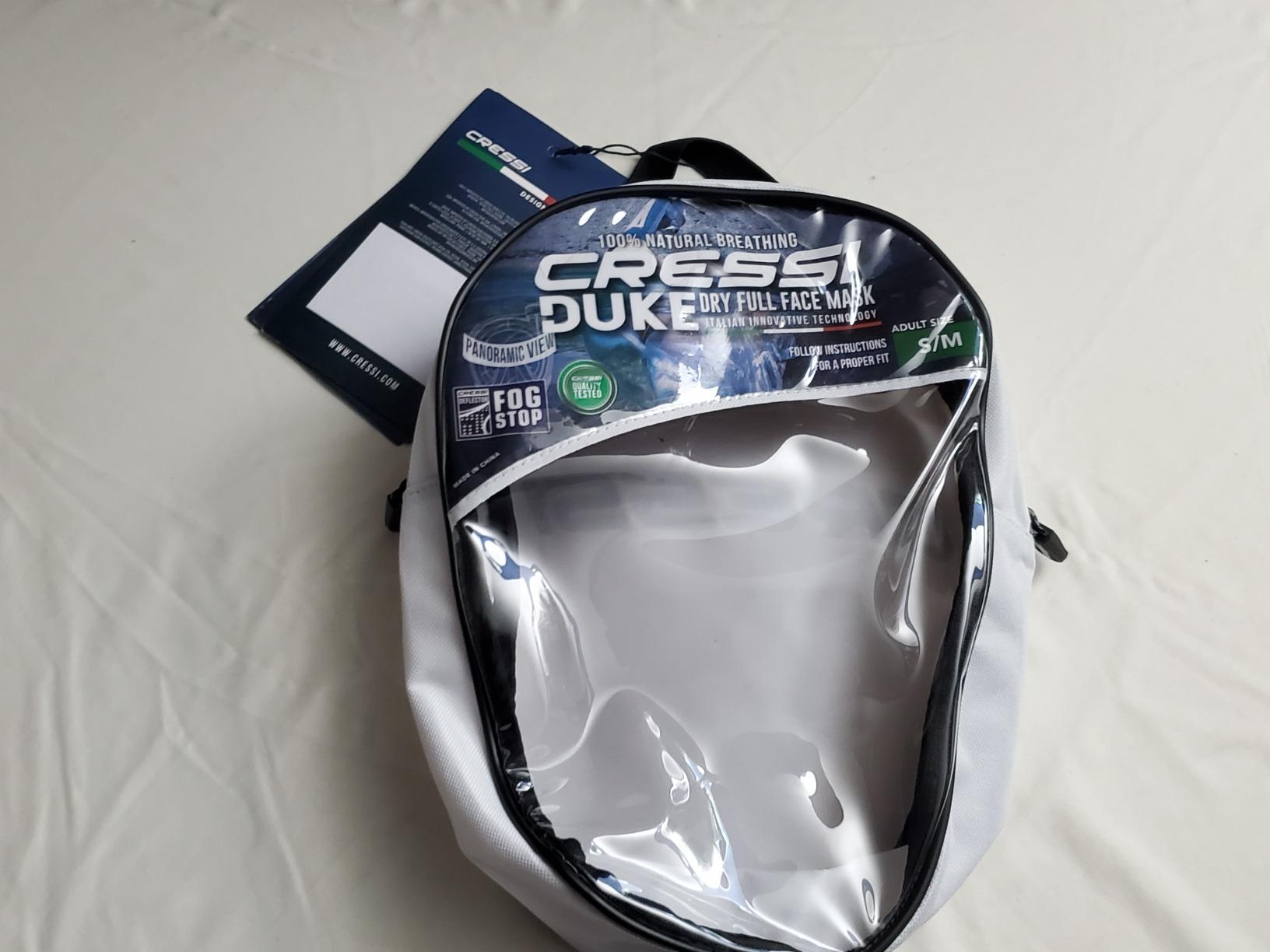 Cressi Adult Snorkeling Full Face Mask - Wide Clear View, Anti-Fog System - Easy Breathing: Safety First - New 2019 - Duke Dry: Designed in Italy: Quality Since 1946 customer photo 2