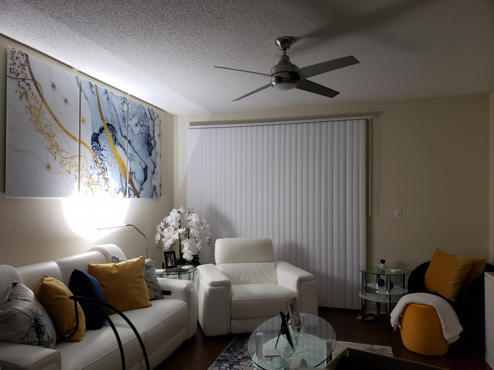 Daylight Company, LLC U35108 Slimline 3 Table Lamp-LED-80 CRI-Eye Care-4 Brightness Levels, 3,000 LUX at 30 cm, 1,065 LUMENS-4 Step DIMMER Mode, Brushed Steel, 25.6 x 30 x .8 customer photo 2