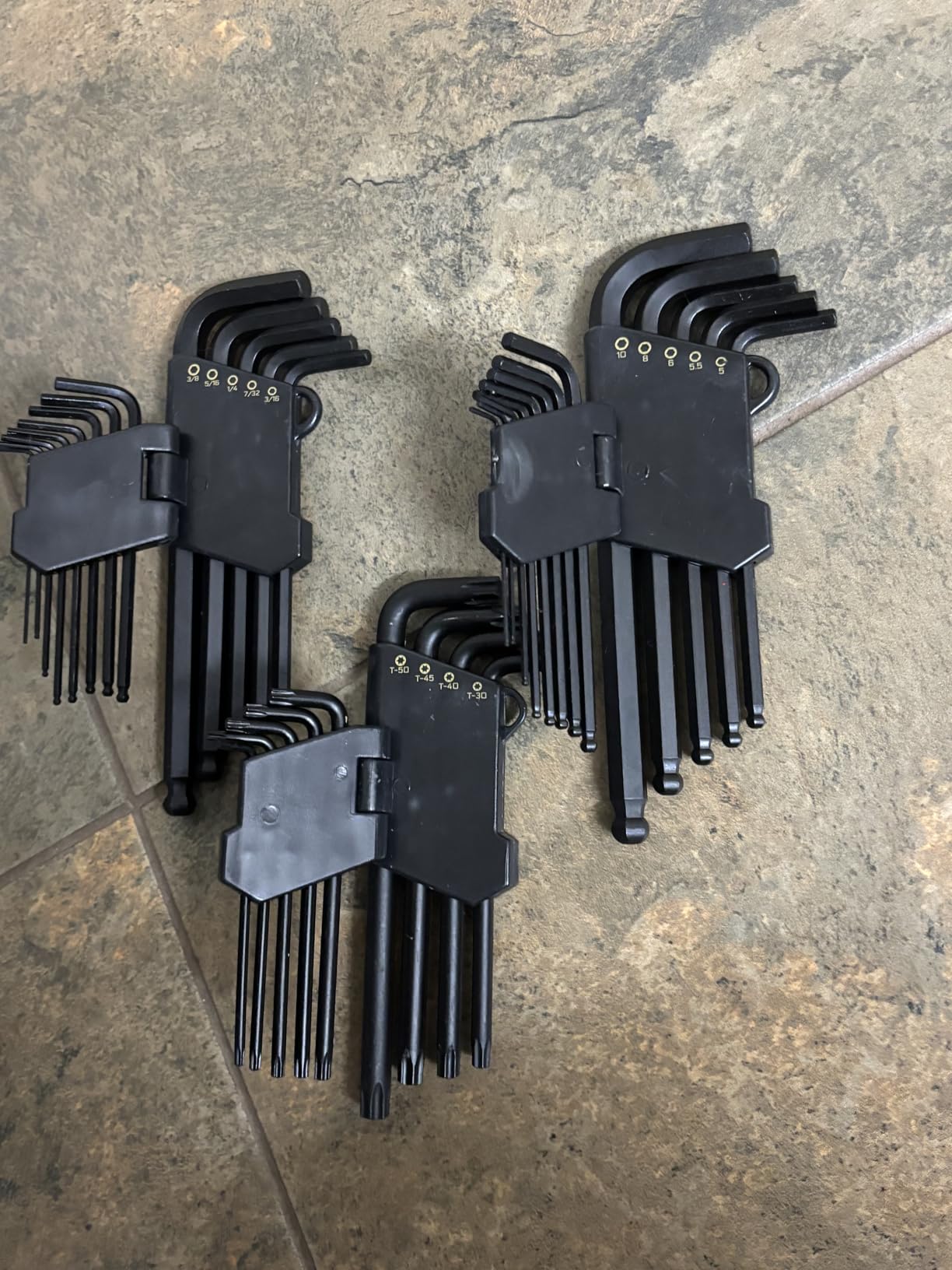LEXIVON Master Wrench Key Set, 35-Piece Long Arm Ball End Hex Keys | 3-Pack Metric/SAE & Star, Industrial Grade S2 Alloy Steel (LX-131) customer photo 1