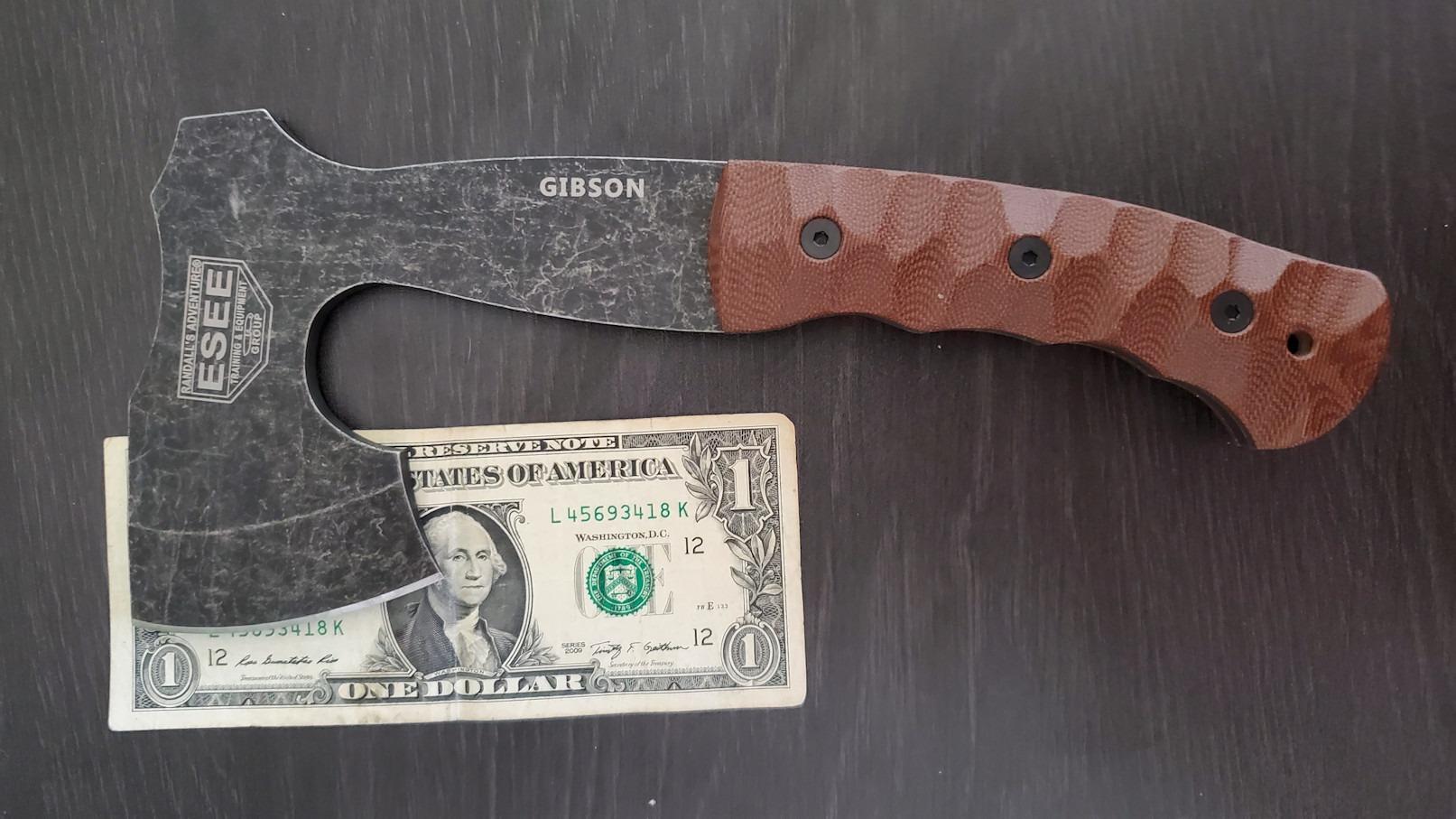 ESEE Knives James Gibson Camping Bushcraft Axe - Leather Sheath - Made in USA customer photo 2