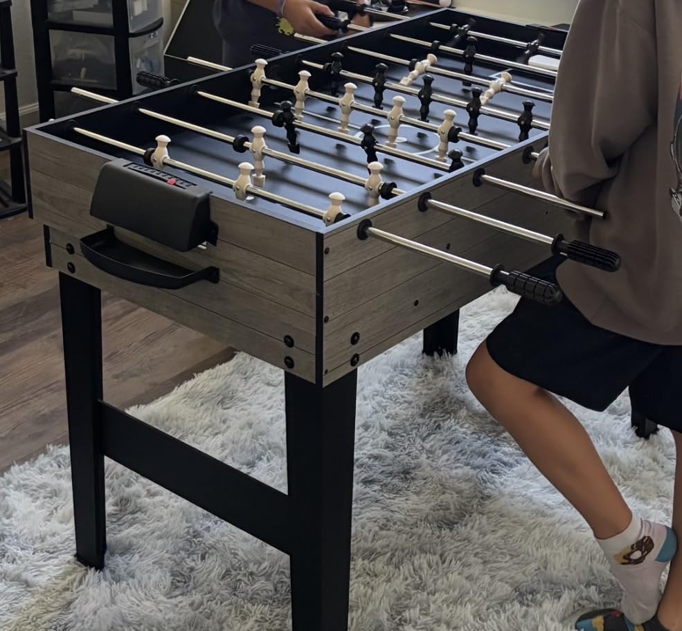 Best Choice Products 2x4ft Combo Game Table Set for Home, Game Room, Friends & Family w/Hockey, Foosball, Pool, Shuffleboard, Ping Pong, Chess, Checkers, Bowling, and Backgammon customer photo 2