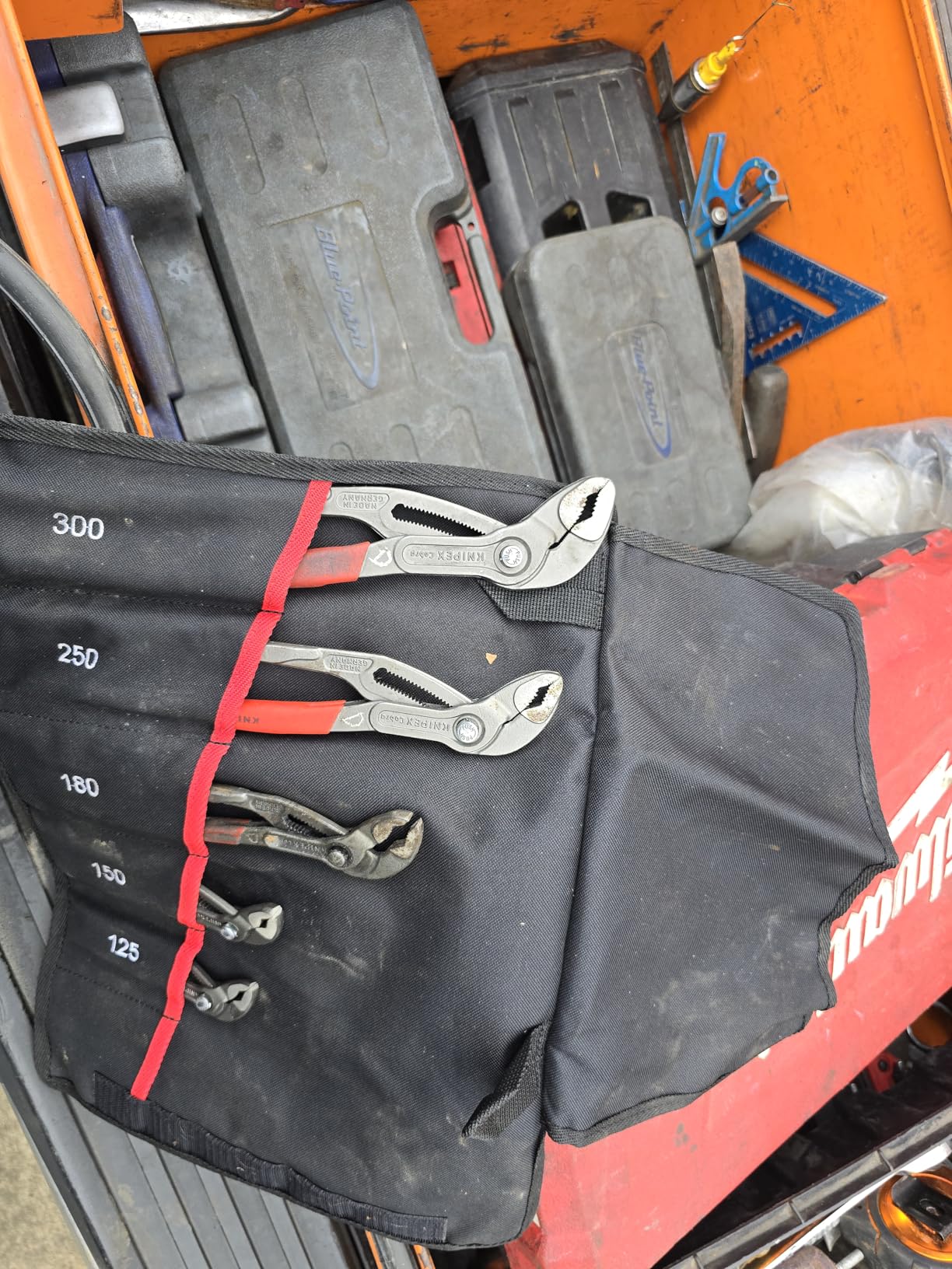 Knipex Tools 00 19 55 S5, Cobra Pliers, 5Piece Set with Tool Pouch customer photo 2