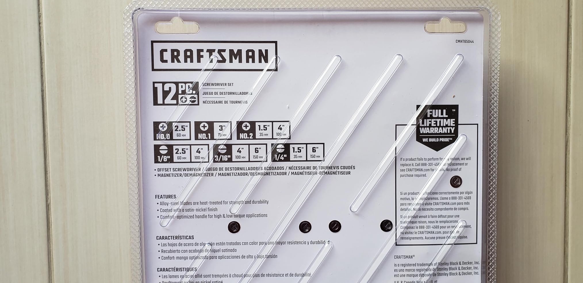CRAFTSMAN Screwdriver Set, Assorted, 12-Piece (CMHT65044) customer photo 1