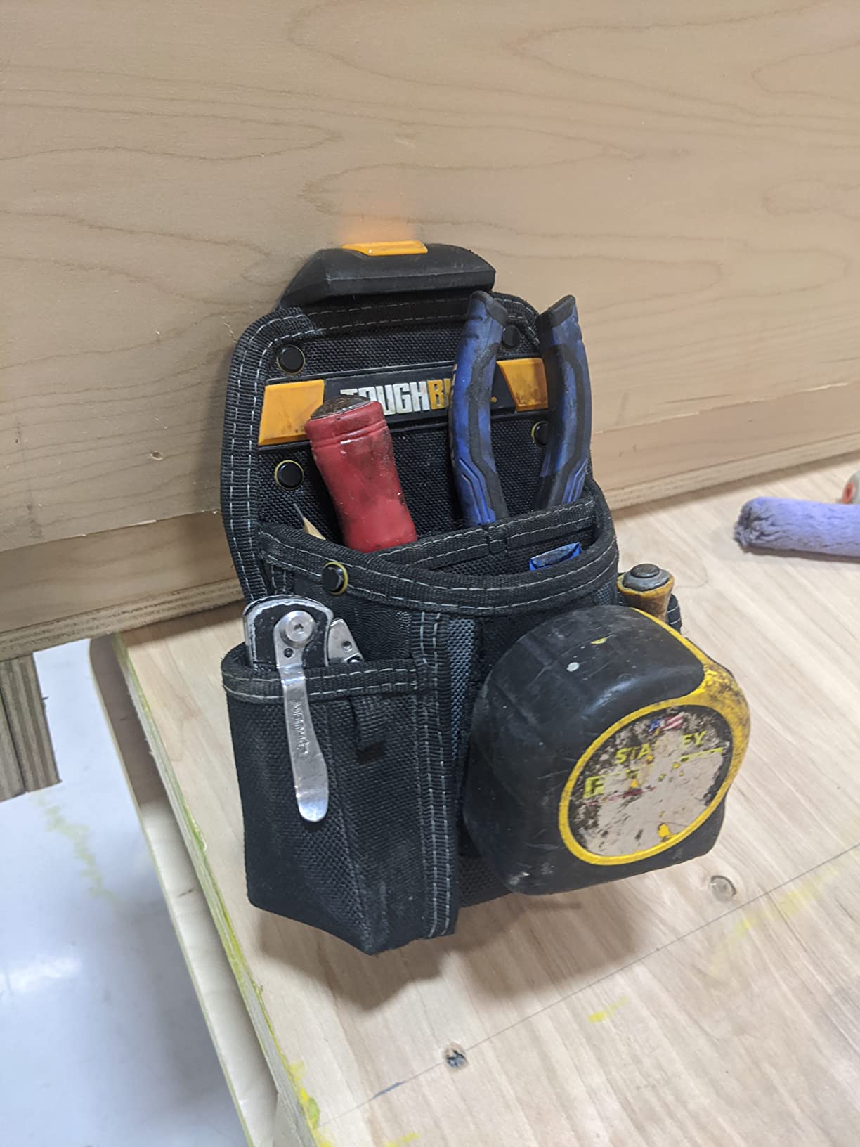 ToughBuilt ClipTech Series - 3-Piece Handyman Tool Belt Set, Modular ClipTech System with 2 Rugged Pouches & Heavy-Duty Padded Belt, 1680D Reinforced Construction (TB-CT-111-CP) customer photo 1
