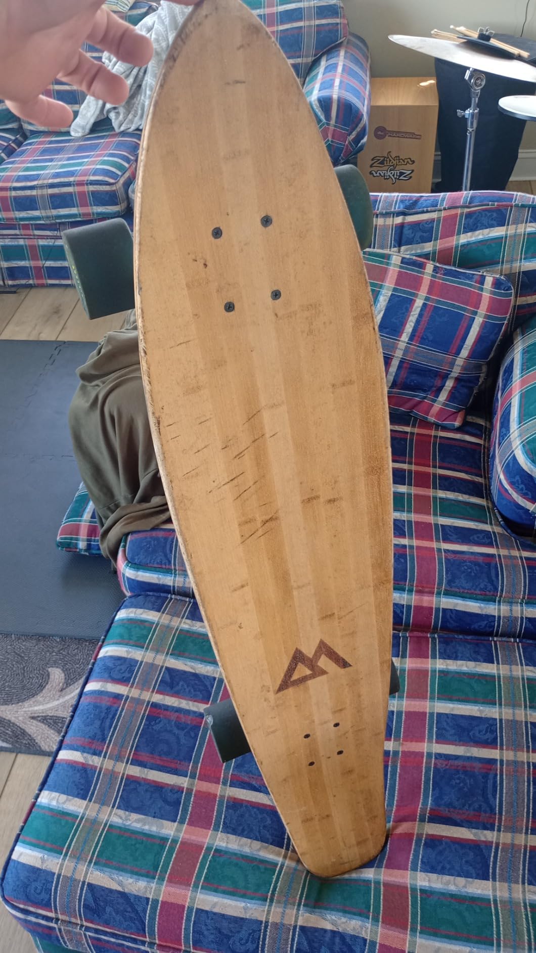 Magneto 44 inch Kicktail Cruiser Longboard Skateboard | Bamboo and Hard Maple Deck | Made for Adults, Teens, and Kids customer photo 1