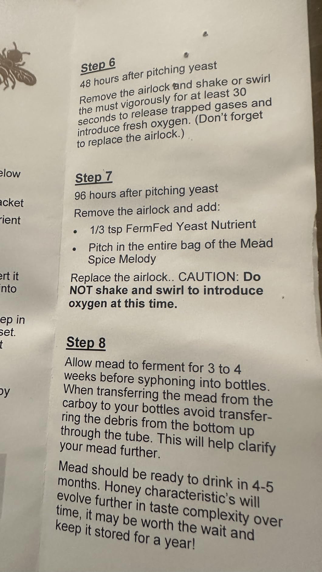 Mead Making Kit - 1 Gallon Mead Kit to Make Your Own Honey Wine with Reusable Equipment - Brew a Delicious Metheglin Style Mead with Must Bee Company - Starter Kit Includes Yeast, Nutrients and Spices customer photo 2
