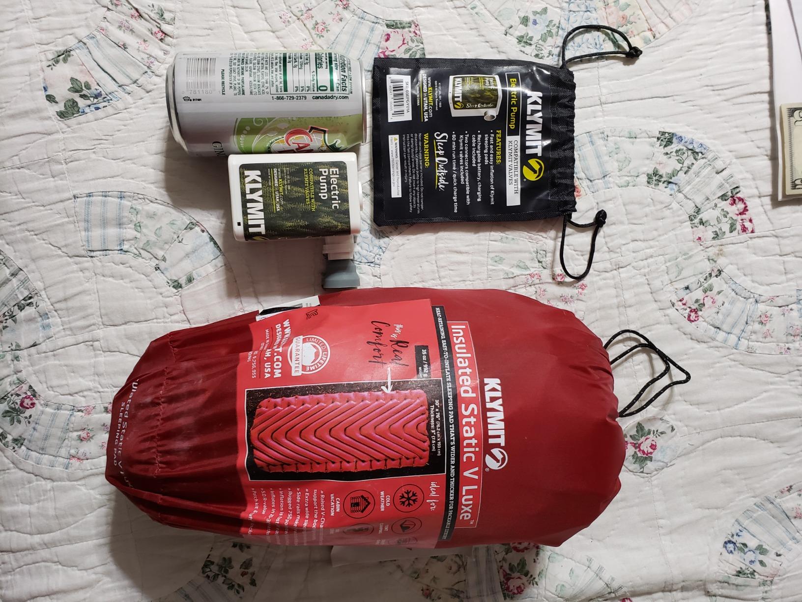 Klymit Insulated Static V Luxe Sleeping Pad customer photo 1