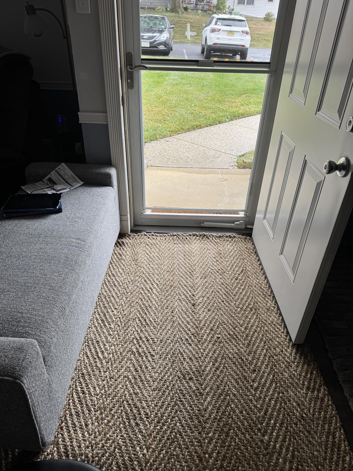 JONATHAN Y Espina Hand Woven Herringbone Chunky Jute Natural Indoor Area Rug, 5x8, Bohemian, Cottage, Easy-Cleaning for Living Room, Bedroom, Kitchen, Pet Friendly, Non-Shedding (NFR101A-5) customer photo 2