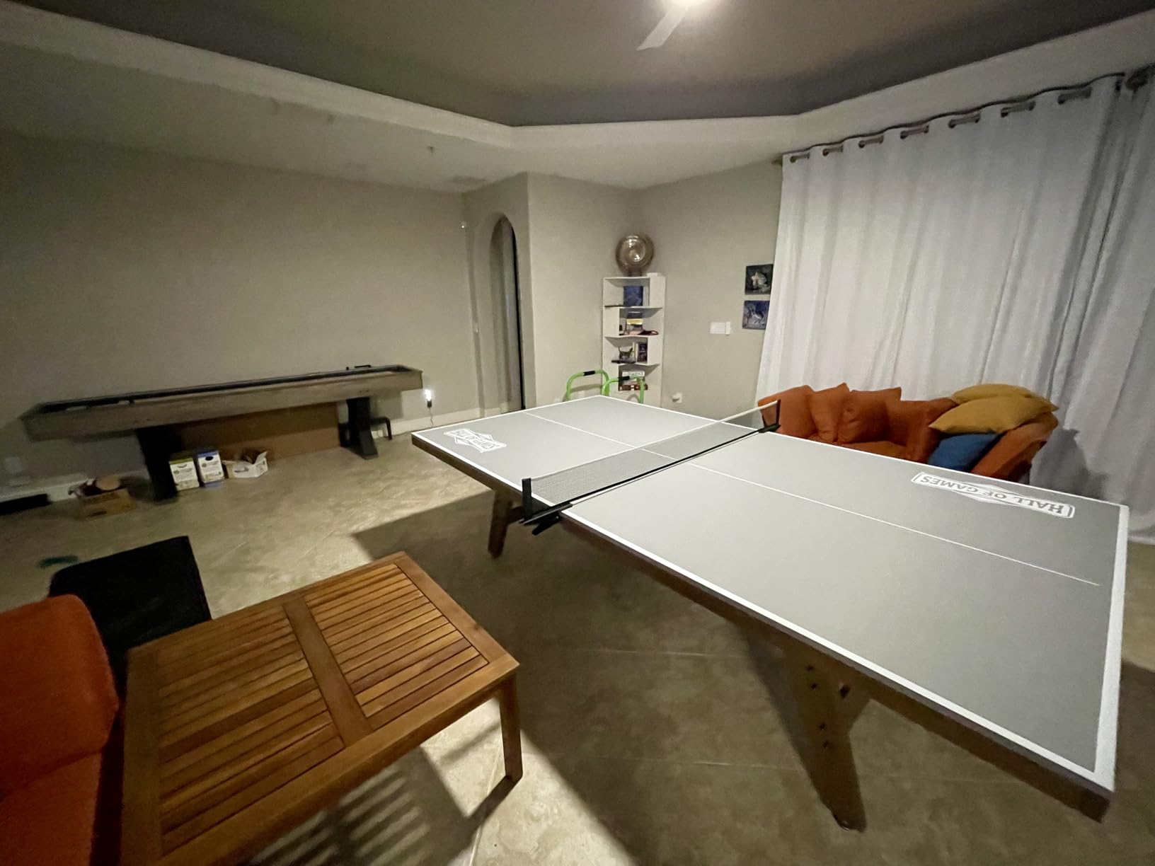 Hall of Games Table Tennis Tables Multiple Styles, Furniture Quality Ping Pong Tables with Easy Clamp Nets, Perfect for Family Game Rooms customer photo 2