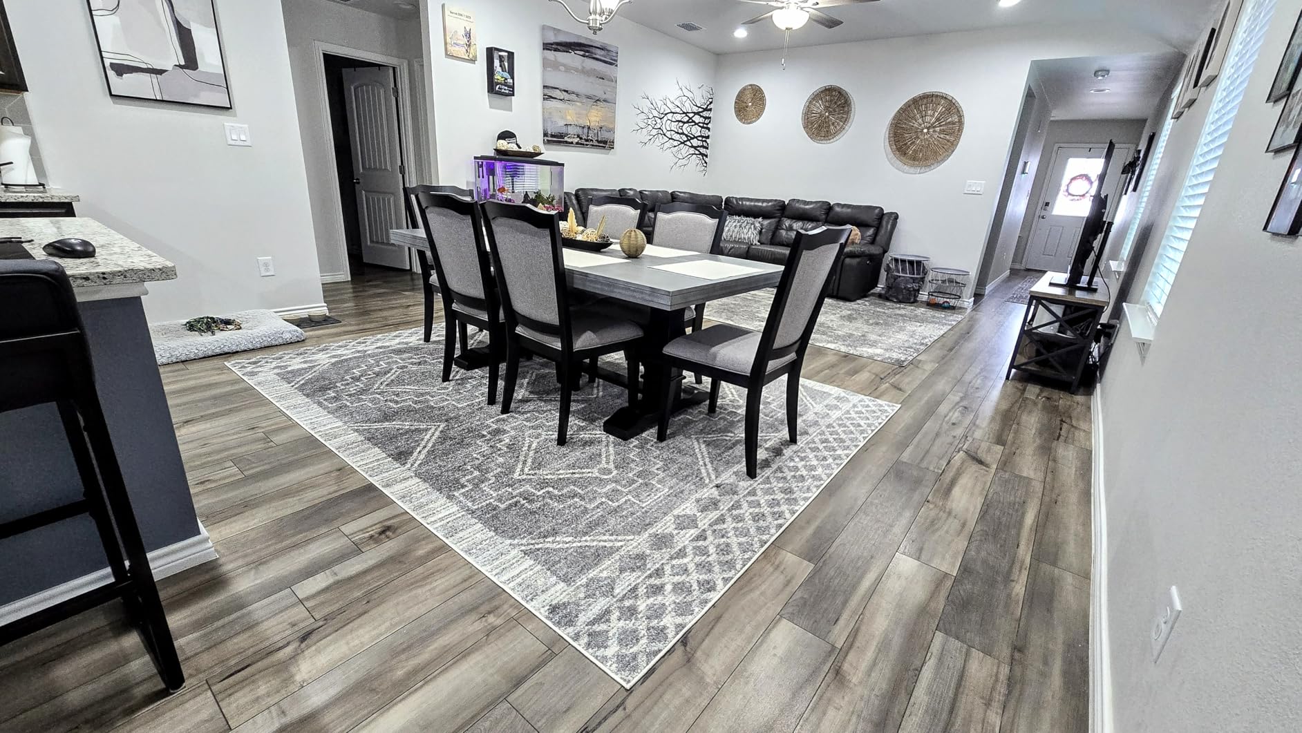 JONATHAN Y Amir Moroccan Beni Souk Cream/Black Indoor Area Rug, 5x8, Bohemian, Scandinavian, Easy-Cleaning for Living Room, Bedroom, Kitchen, Pet Friendly, Non-Shedding (MOH200A-5) customer photo 2