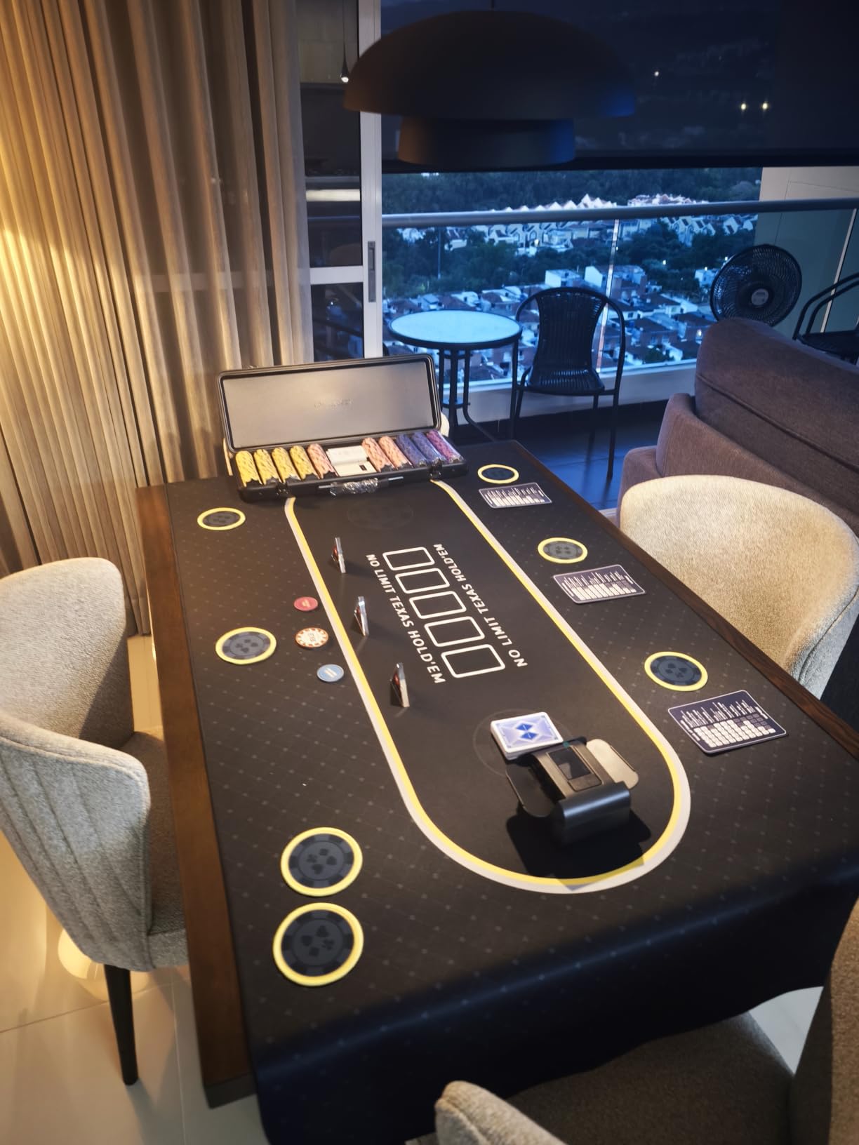 SLOWPLAY Nash Clay Poker Set 14g 40mm Poker Chips for Texas Hold'em Black Gold Edition 500 pcs Numbered Full Set premium case with PC Shell clay composite poker chips Art Deco style customer photo 2