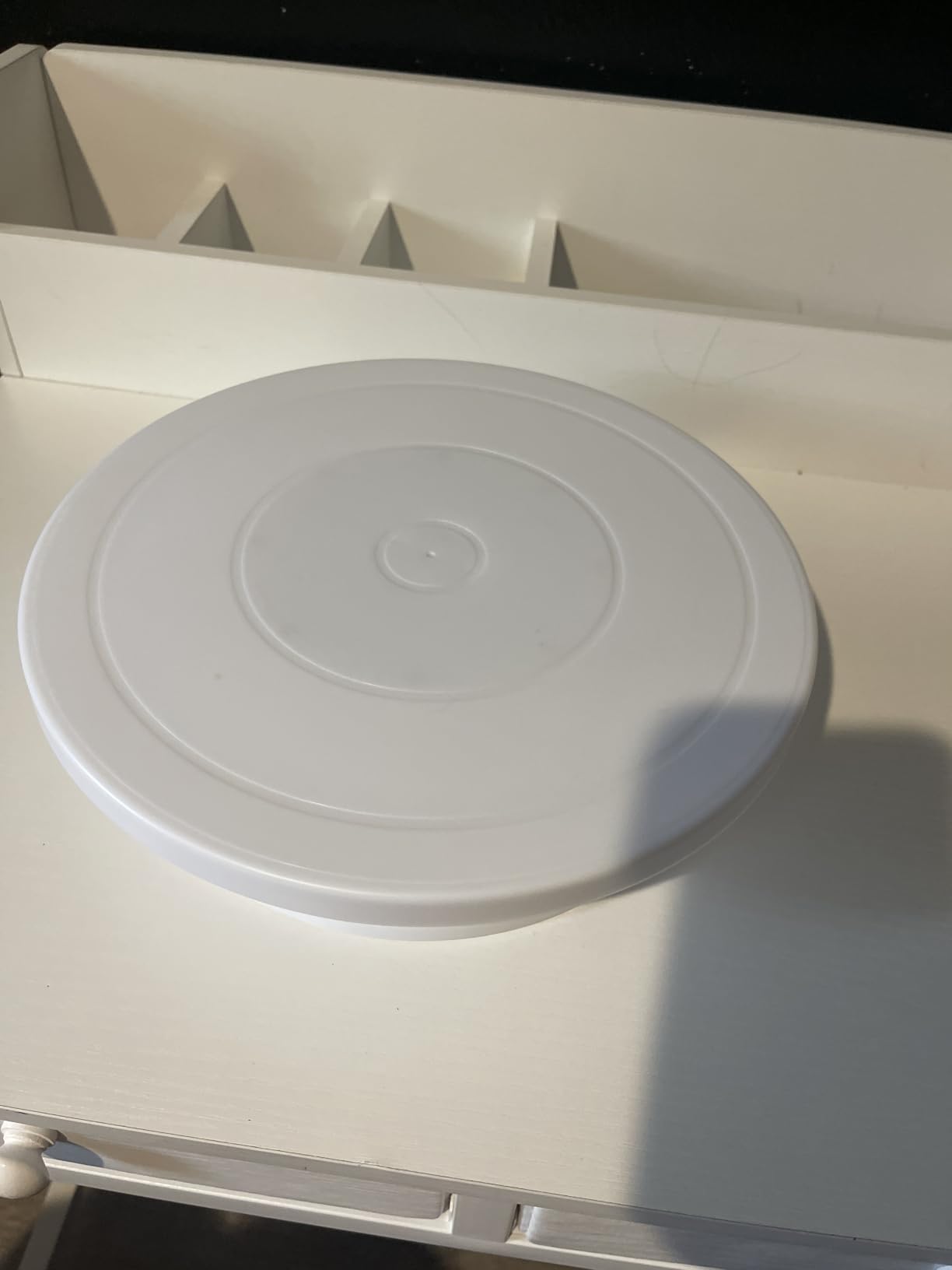 Kootek Cake Stand, 11 Inch Rotating Cake Turntable for Decorating, Smooth Revolving Spinner Stand customer photo 2