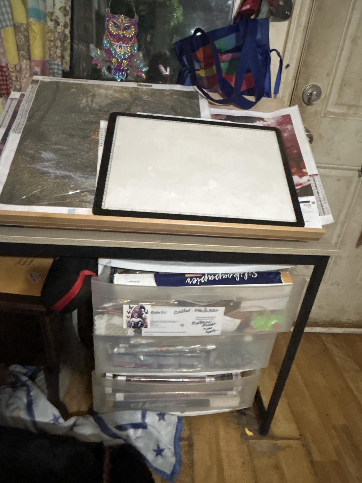 Falling in Art 5-Position Wood Drafting Table Easel Drawing and Sketching Board, 16 1/2 Inches by 12 1/8 Inches customer photo 2