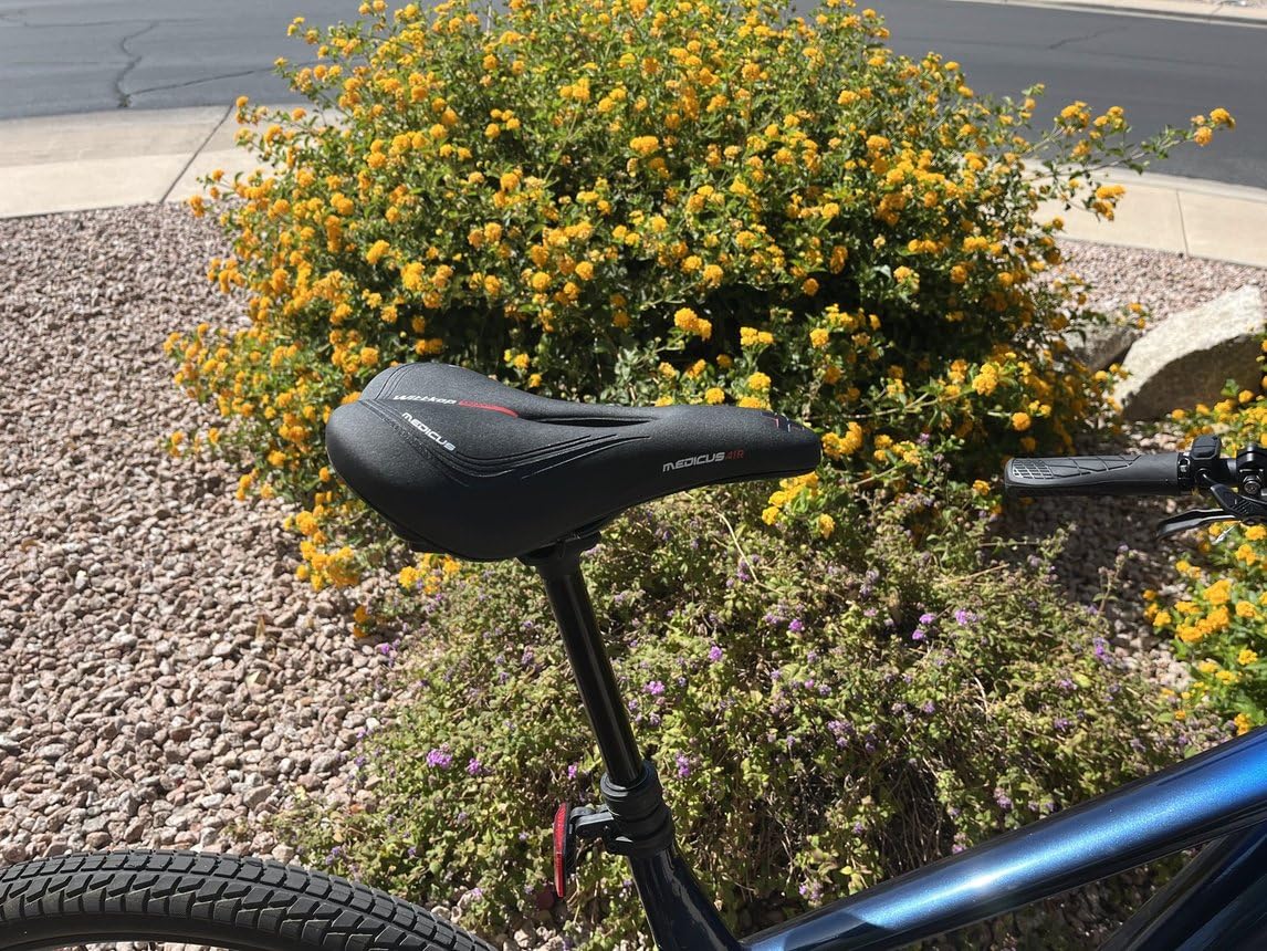 Wittkop Bike Seat | Bicycle Seat for Men and Women, Waterproof Bike Saddle with Innovative 5-Zone-Concept | Exercise Bike Seat for BMX, MTB & Road customer photo 2
