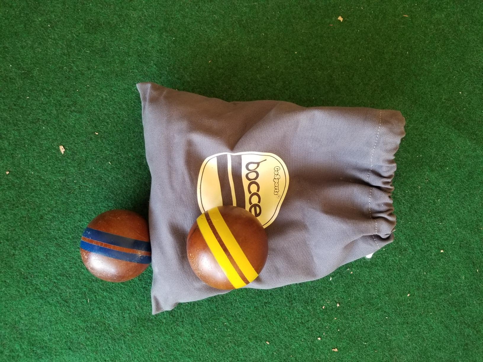 GoSports 100 mm Hardwood Bocce Set with 8 Premium 12 oz Wood Balls, Pallino, Case and Measuring Rope customer photo 2