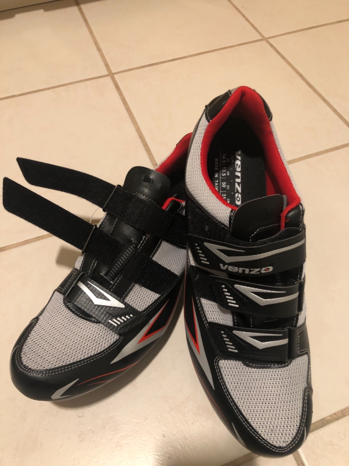 Bicycle Men's Road Cycling Riding Shoes - 3 Straps customer photo 1