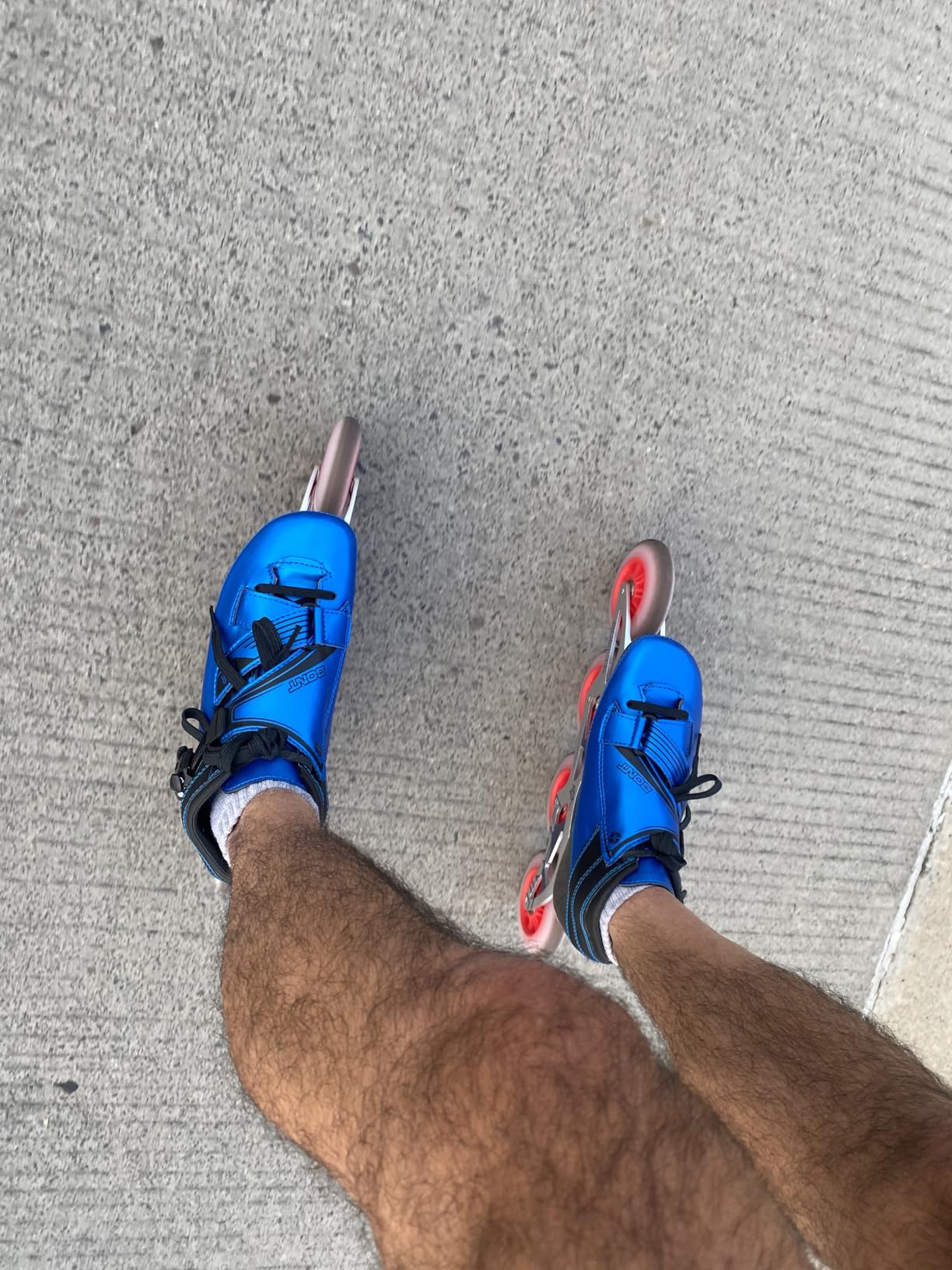 Bont Inline Speed Skating Racing Package - Luna Skate Boot + 2PF 6061 Frame + Elemental Wheels + ABEC7 Bearings - Youth - Boys - Girls - Men - Women customer photo 2