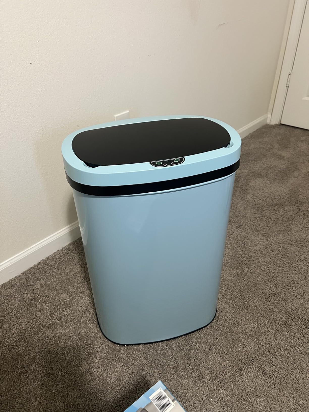 FDW Garbage Can 13 Gallon 50 Liter Kitchen Trash Can for Bathroom Bedroom Home Office Automatic Touch Free High-Capacity with Lid Brushed Stainless Steel Waste Bin customer photo 1