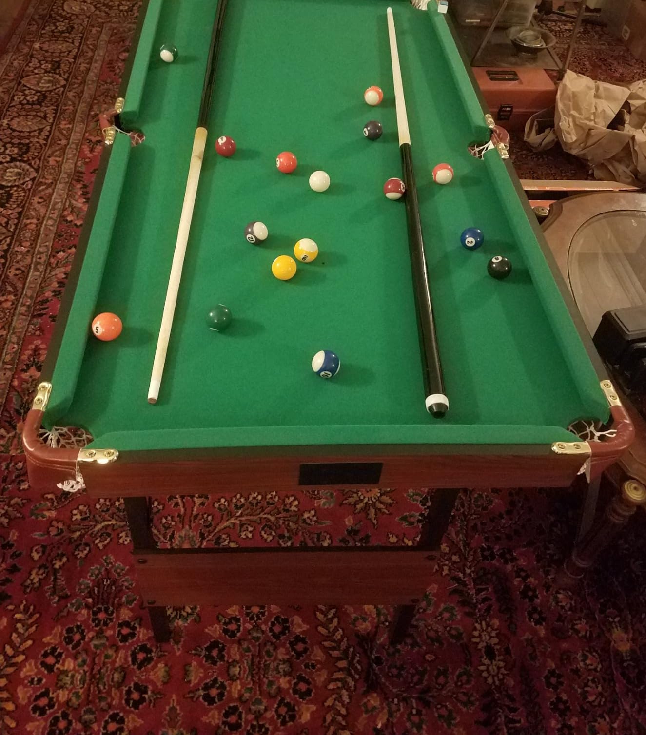 RACK Crux 55-inch Folding Billiard/Pool Table - Portable, Space-Saving Foldable Design customer photo 1