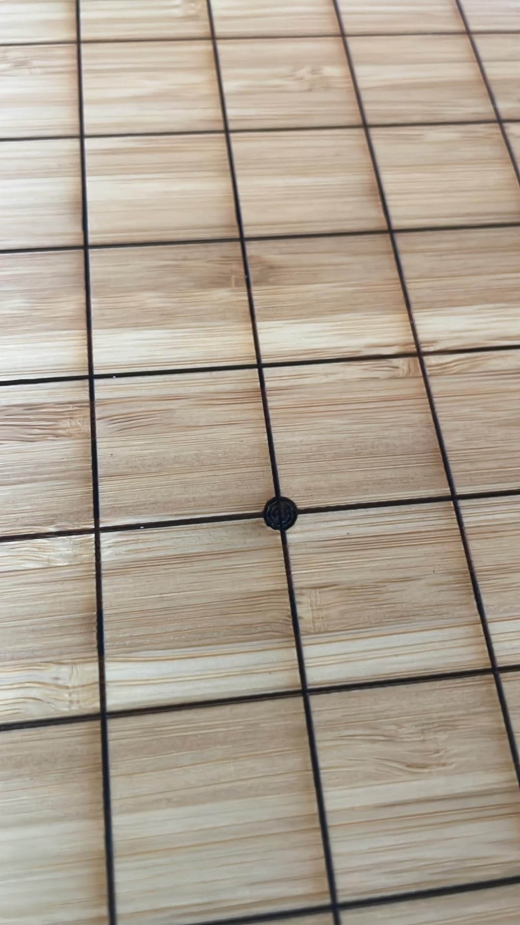 Beginner's Go Game Set | Reversible Bamboo 13 x 13 / 9 x 9 Grid Go Board, Bowls, Single Convex Melamine Stones customer photo 1