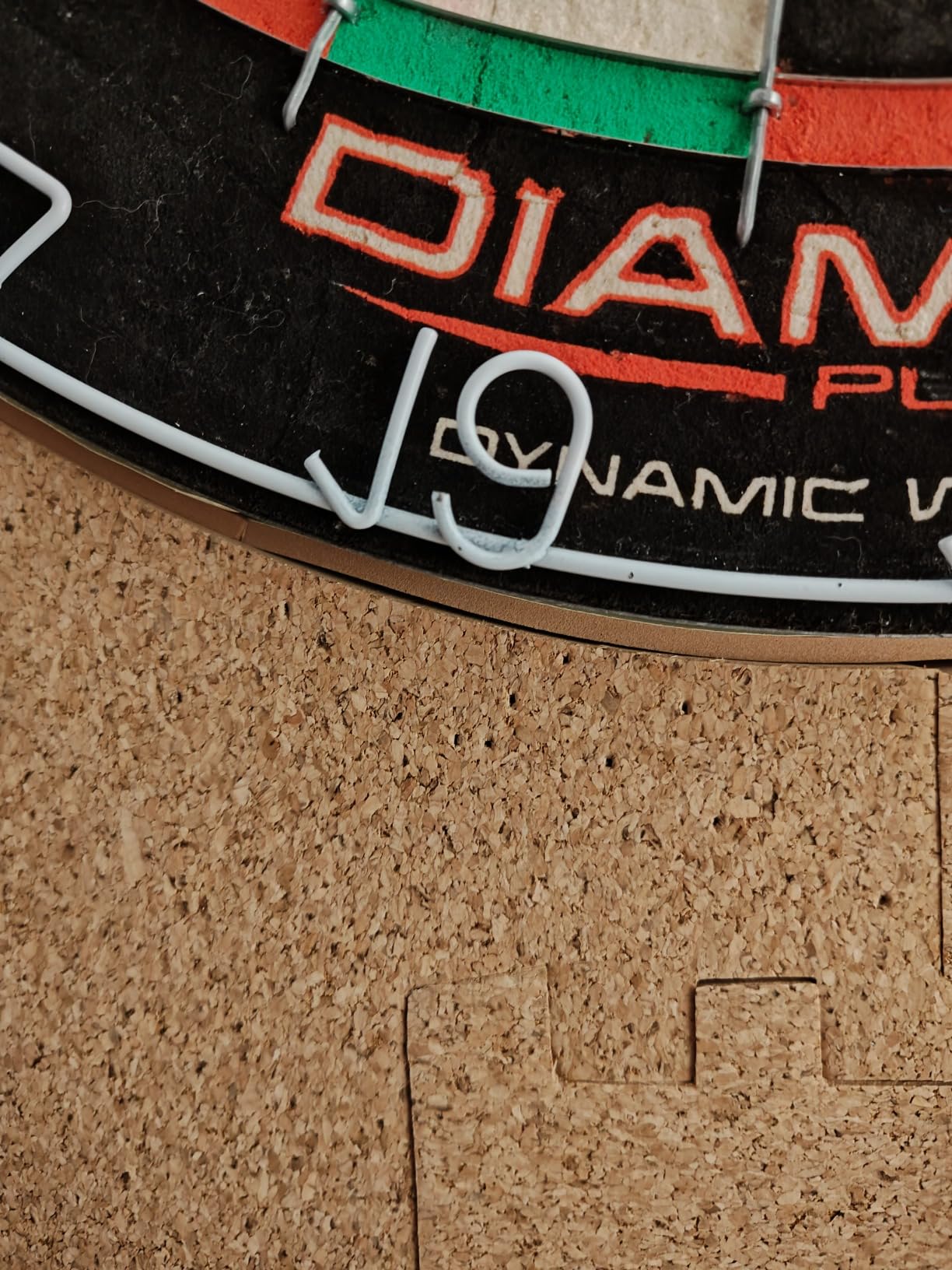 Viper Wall Defender III Cork Dartboard Surround, Reversible Cork Dart Board Wall Protector for 17.75 and 18 Inch Sisal Bristle Dartboards, 8.2 Sq Ft, Tan customer photo 2
