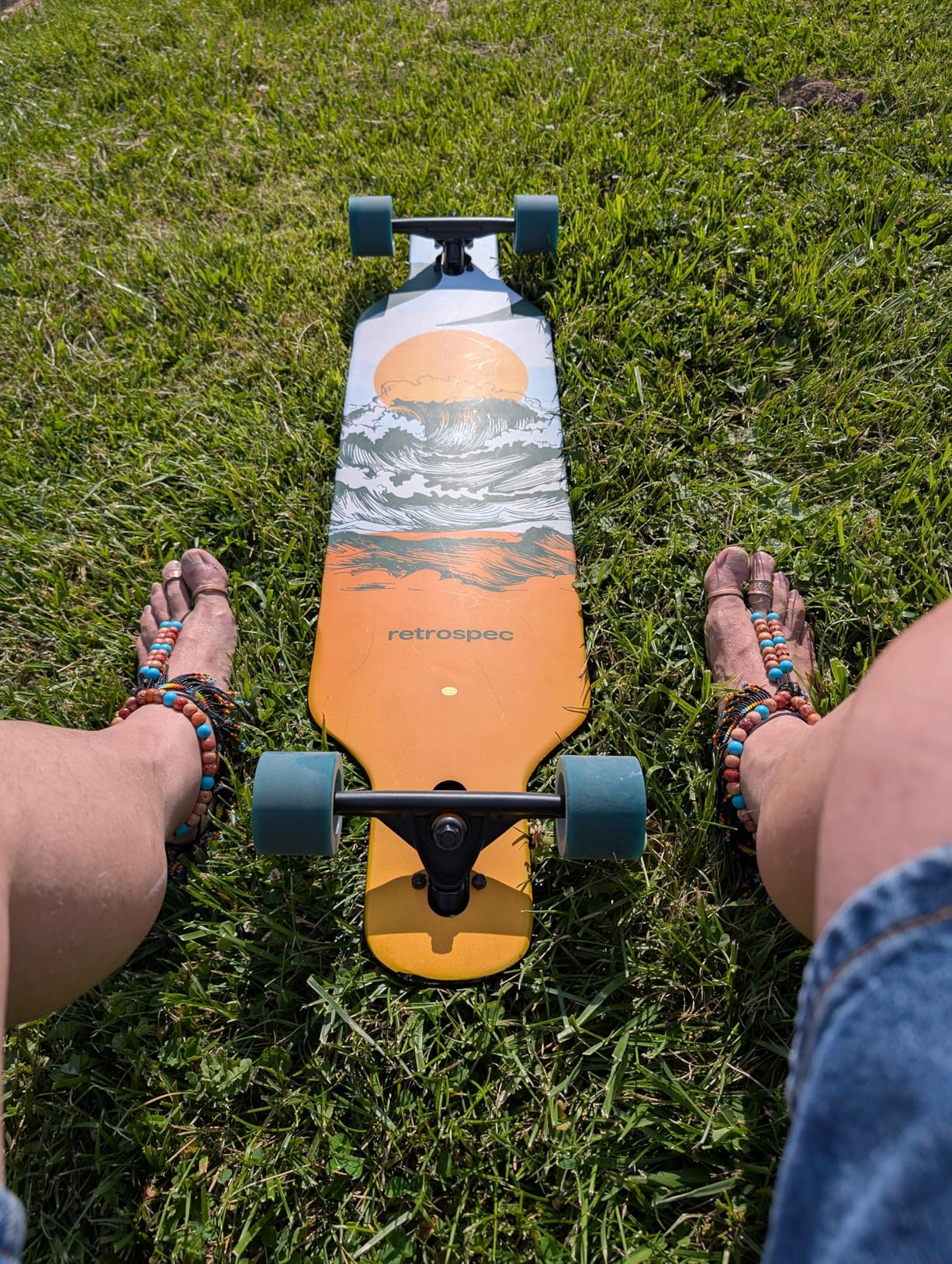 Retrospec Rift Drop-Through Longboard Skateboard Complete Canadian Maple Wood Cruiser w/Drop-Through Trucks for Commuting, Cruising, Carving & Downhill Riding customer photo 2