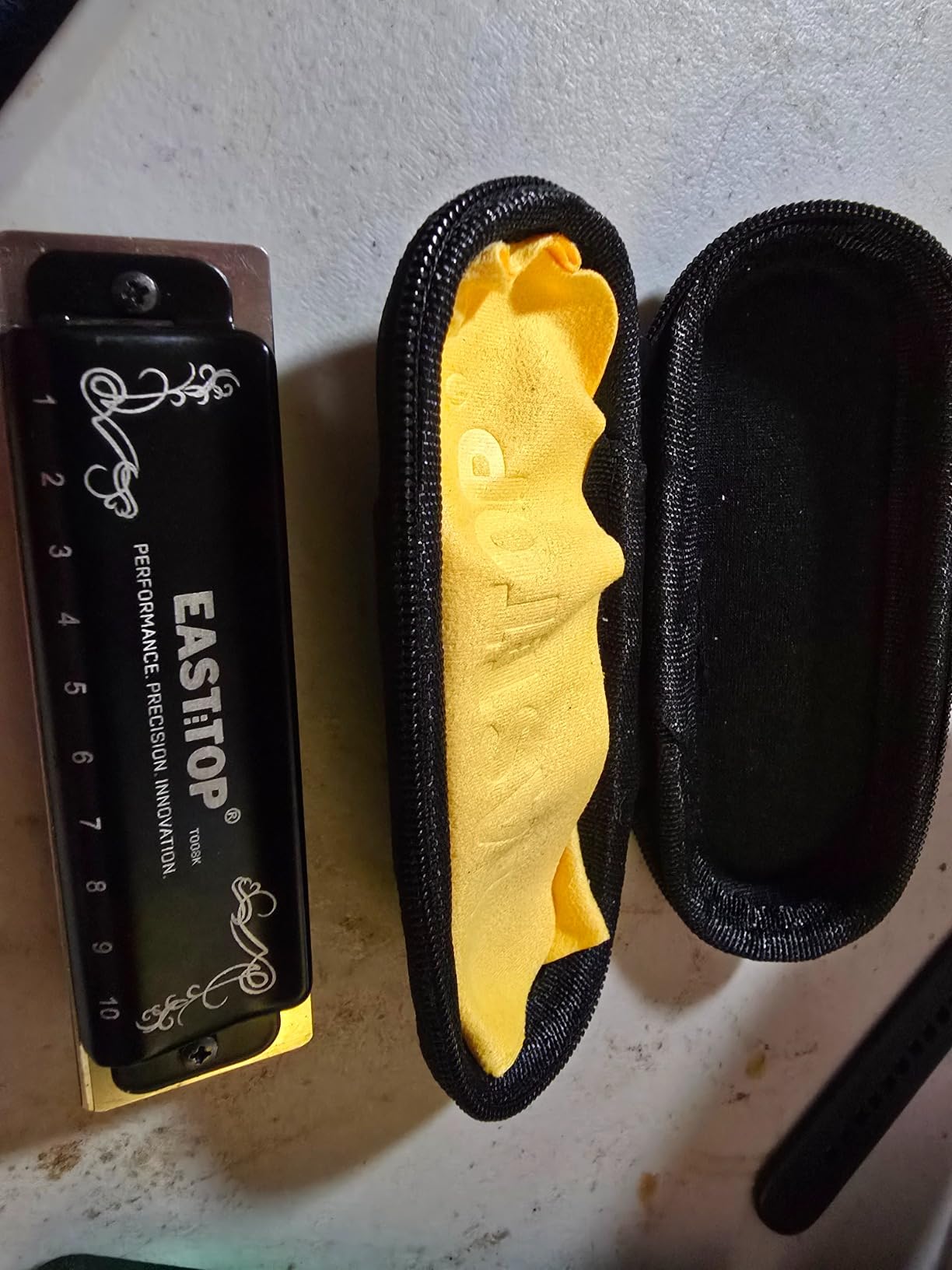 East top Harmonica C, Updated Diatonic Blues Deluxe Harmonica C Key 10 Holes 20 Tones Professional Diatonic Mouth Organ customer photo 2