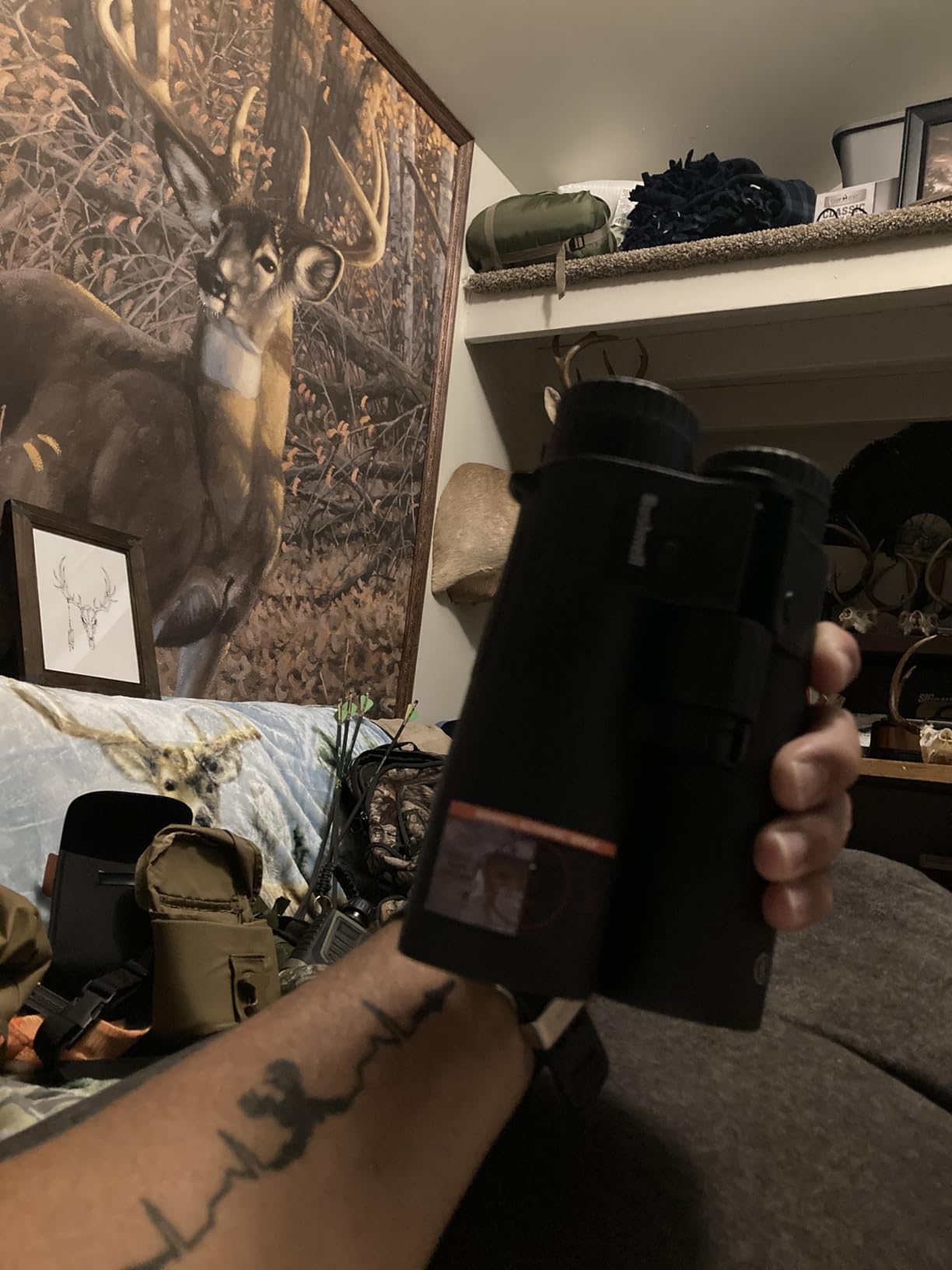Bushnell Fusion X 10x42mm Rangefinder Binoculars, Hunting Binoculars with Built-in Rangefinder, Angle Range and Bullet Drop Compensation Modes customer photo 1