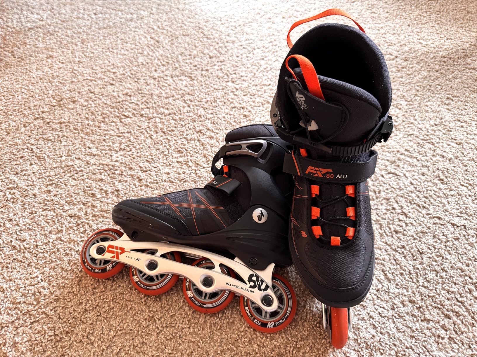 K2 F.I.T. 80 ALU Black Mens Inline Skates customer photo 1