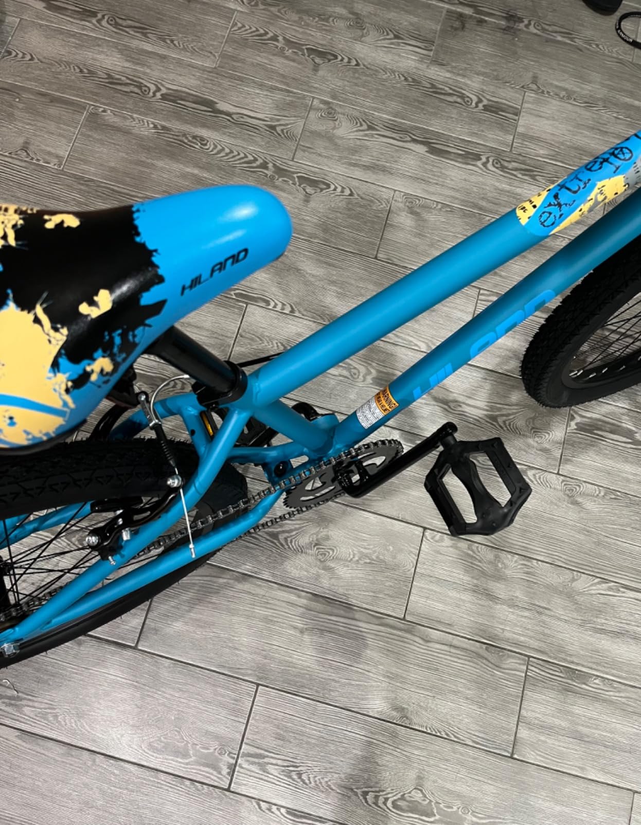 Hiland 24 26 inch BMX Bike for Teen and Adult Bikes, Beginner-Level BMX to Advanced Riders with 2 Pegs, Bicycles for Men and Women, Multiple Colors customer photo 1