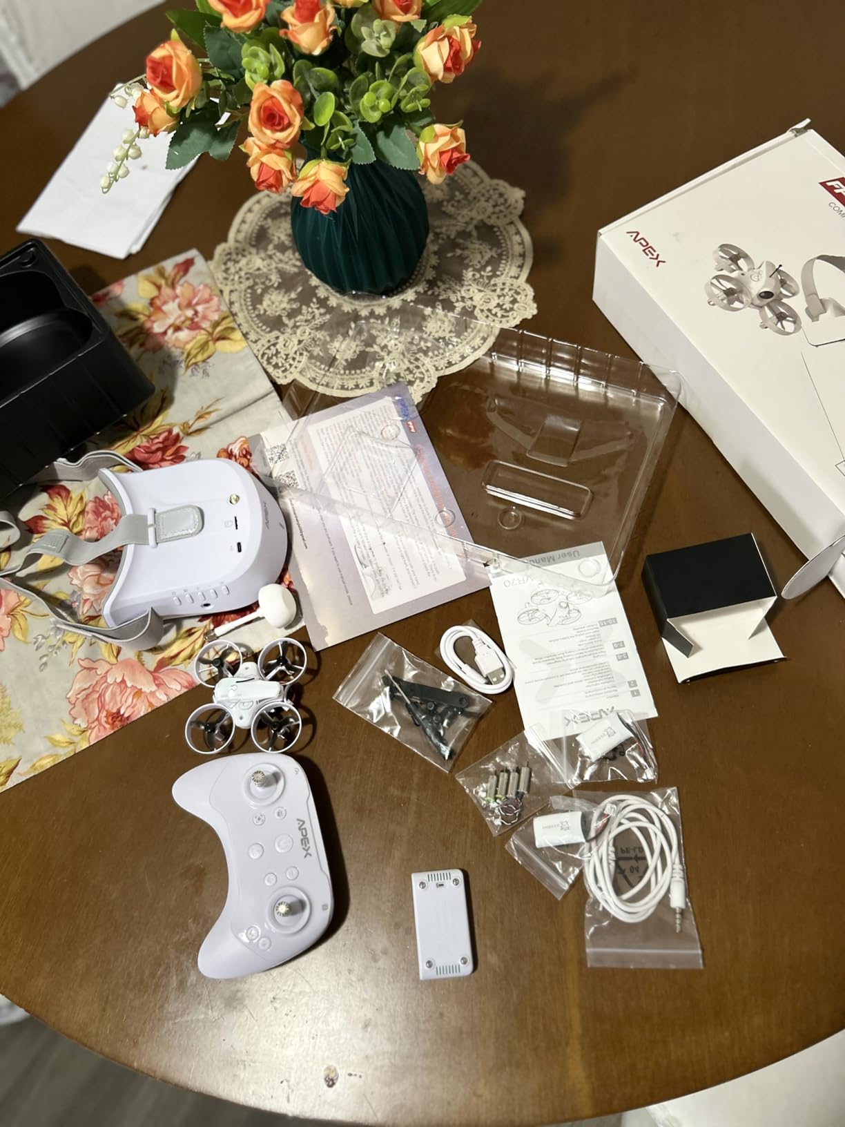 APEX FPV Drone Kit, FPV Goggles, First-person view drone, FPV Racing Drone for Beginners, Low-Latency 5.8G Transmission, easy control, Drop-Resistant, VR70-2.0 customer photo 2