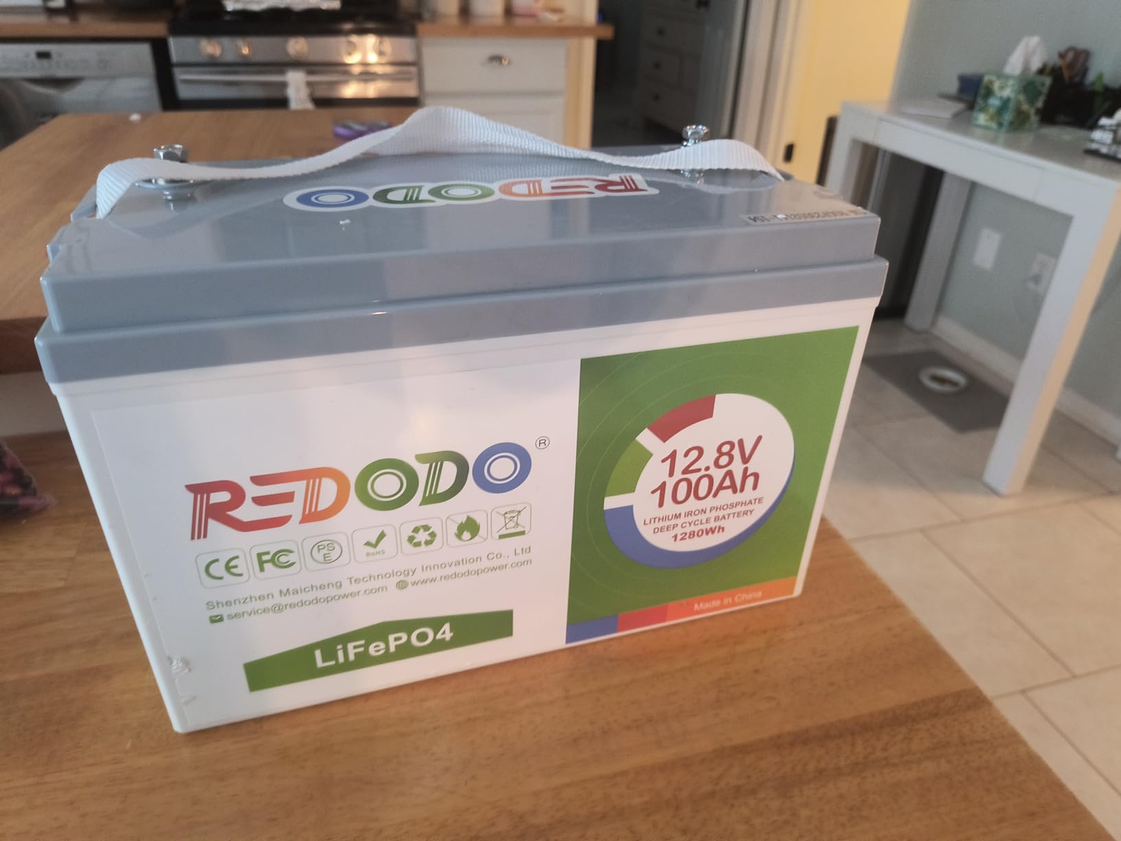 Redodo 12V 100Ah LiFePO4 Battery, 12 Volt Lithium Batteries with 100A BMS, Group 31 Deep Cycle Battery Replacement of Agms, 4000+ Cycles, Great for RV, Trolling Motor, Marine, Solar Systems customer photo 1