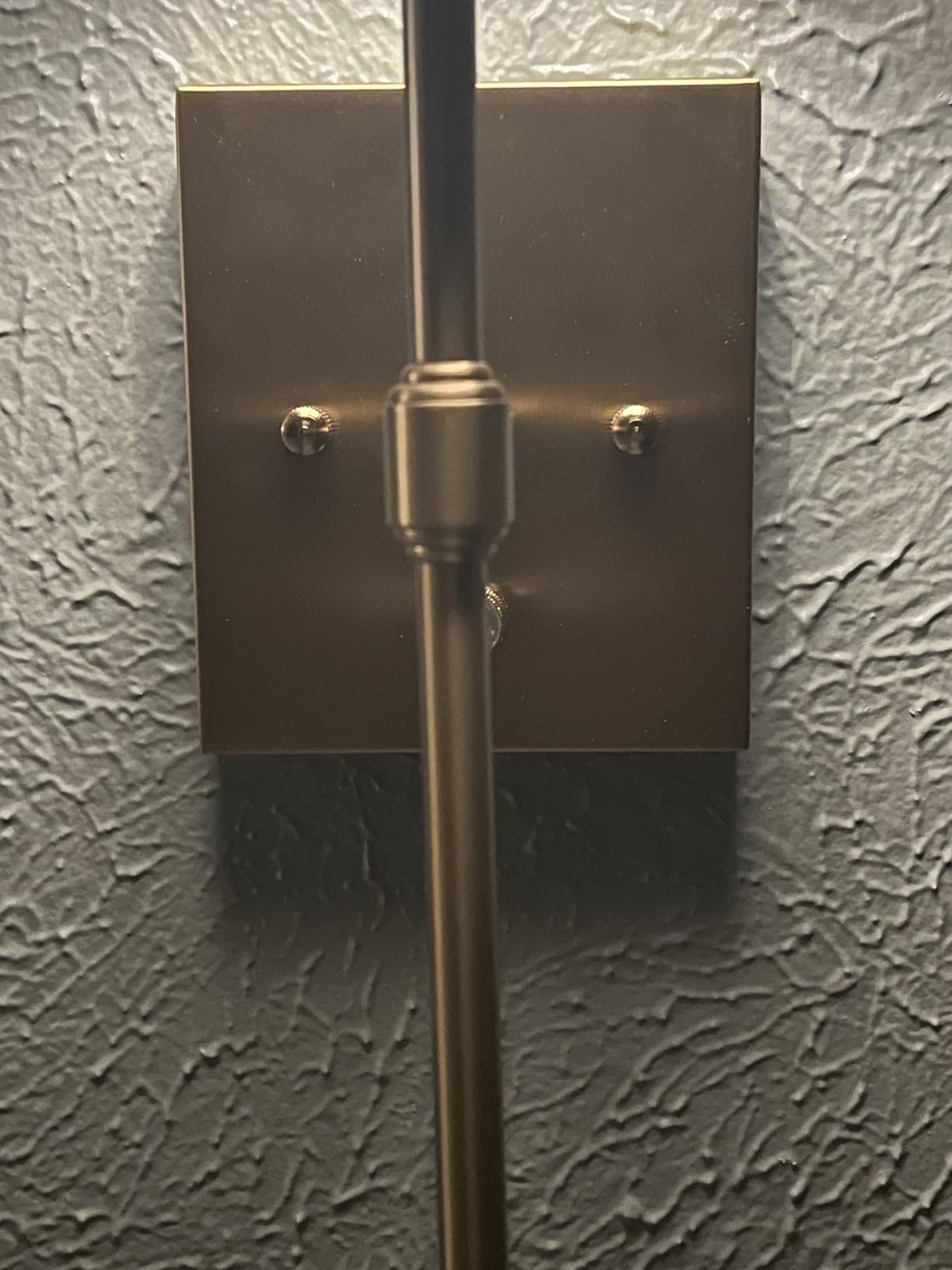 Dimmable Wall Sconces Set of Two, Plug in Wall Sconces White Fabric Shade, Wall Lamp for Bedroom, Living room, Plug in Wall Light Sconces Wall Decor Set of 2, LED Bulbs Included, Antique Brass customer photo 1