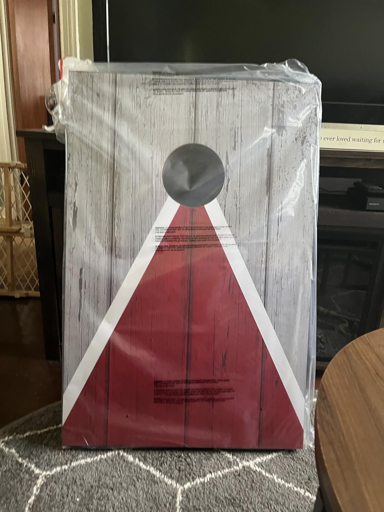 Portable Cornhole Board Set - Premium MDF Wood Corn Hole Game with 8 Regulation Bean Bags, for Backyard, Camping, and Outdoor Tailgating - Choose 3x2' Tailgate or 4x2' Regulation Size customer photo 2
