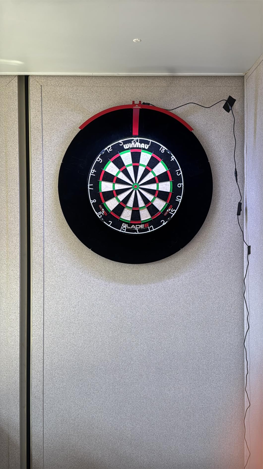 5Pcs Splicing Dart Board Wall Protector, Cork Dartboard Backboard Wall Surround customer photo 1
