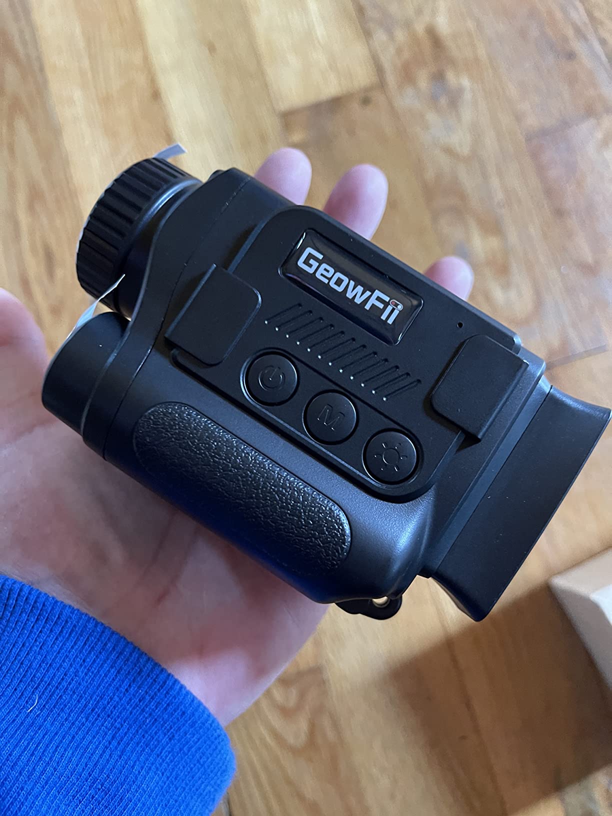 GeowFiiTech Night Vision Monocular, 4K Infrared Digital Night Vision Goggles with 850nm IR, 40M Photo & 4K Video, 984FT Range, 8X Zoom, Rechargeable, SD Card Included for Hunting Camping Adventure customer photo 1