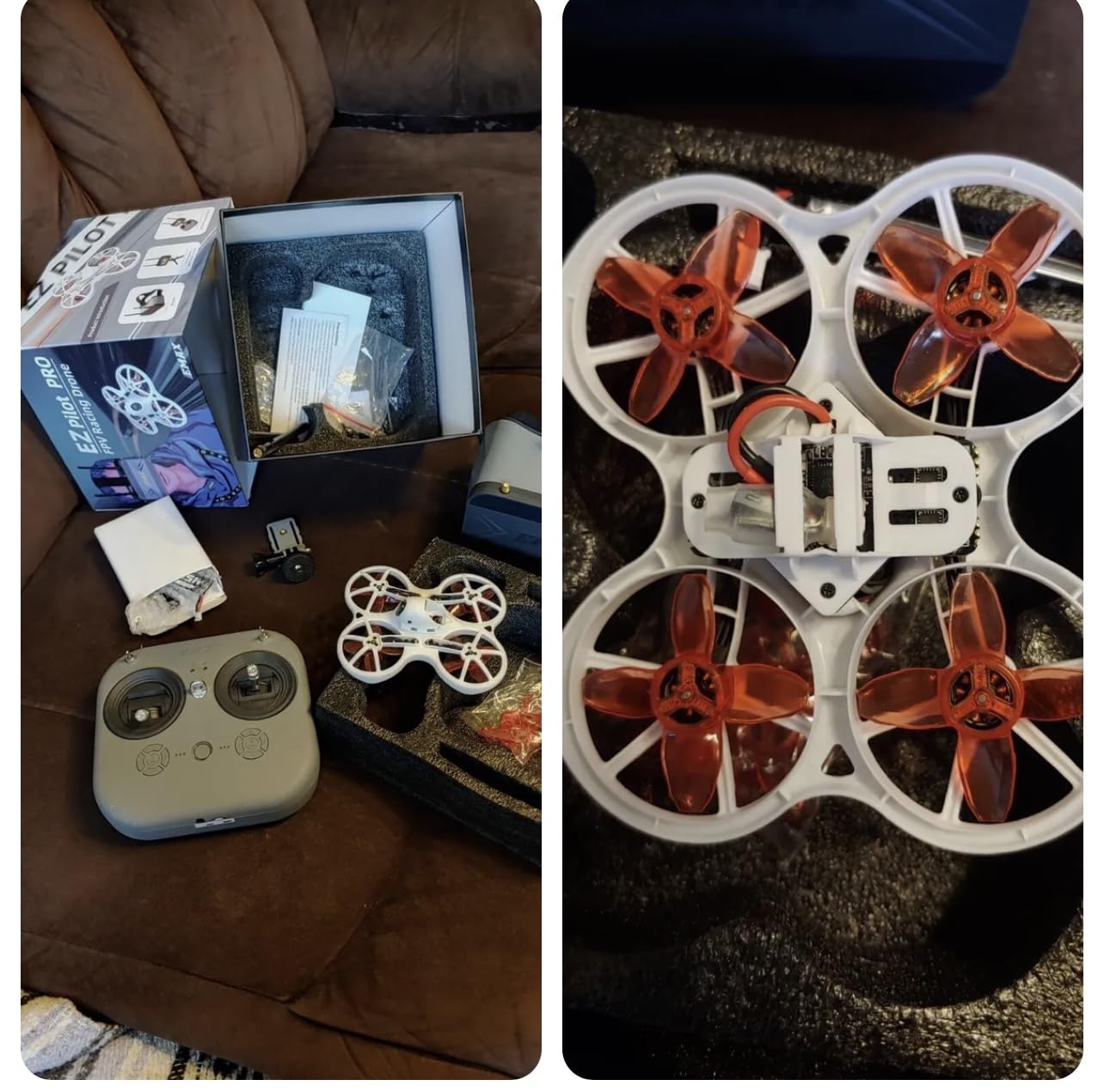 EMAX EZ Pilot Pro FPV Drone Set for Kids and Adult Beginners with Real 5.8g Goggles and Controller Easy to Fly Quadcopter customer photo 2