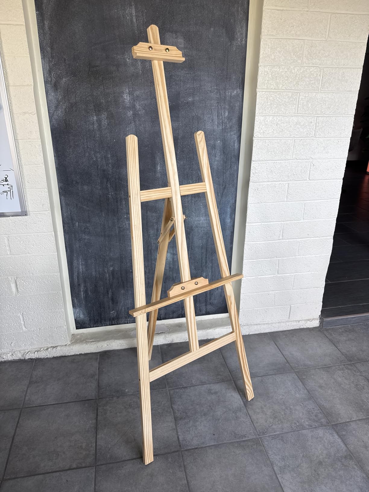 finenolo Wooden Easel Stand for Painting, 45