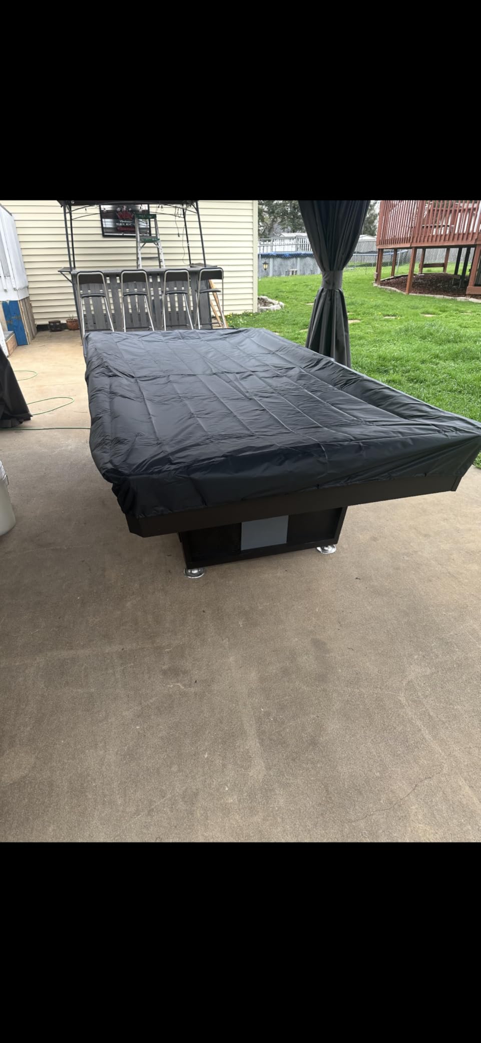 7 Foot Billiard Pool Table Cover with Storage Bag | for Pool Table customer photo 1