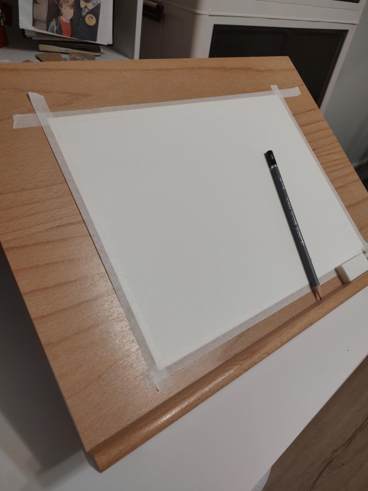 Miratuso Large Drawing & Sketching Board, Art Tabletop Easel Painting Easel | 24.8