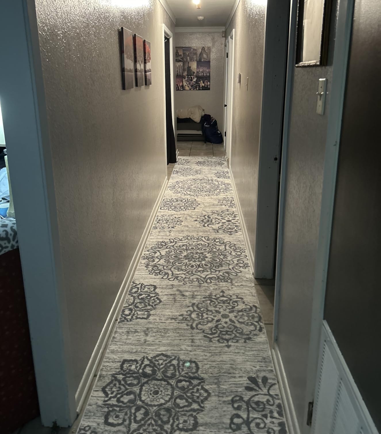 HEBE Hallway Runner Rug 2'x6' Washable Vintage Kitchen Rugs Non Slip Laundry Rug Runner Distressed Boho Floor Carpet Runners for Hallways Entryway Laundry Room Kitchen Bathroom customer photo 1